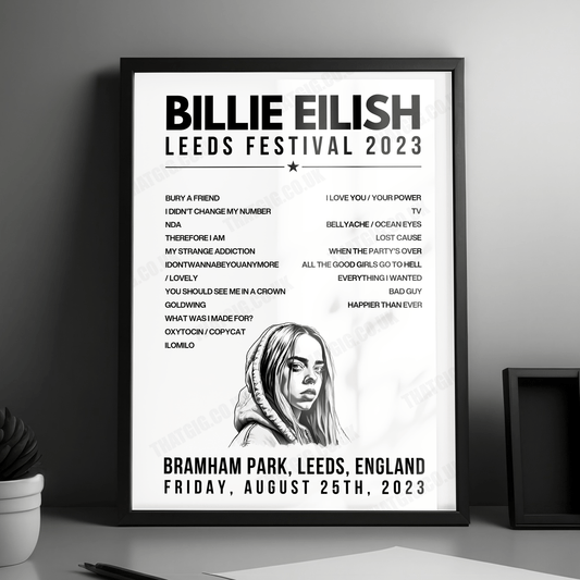 Billie Eilish’s 2025 ‘Hit Me Hard and Soft’ Tour: Setlists, Concert Dates & Exclusive Posters