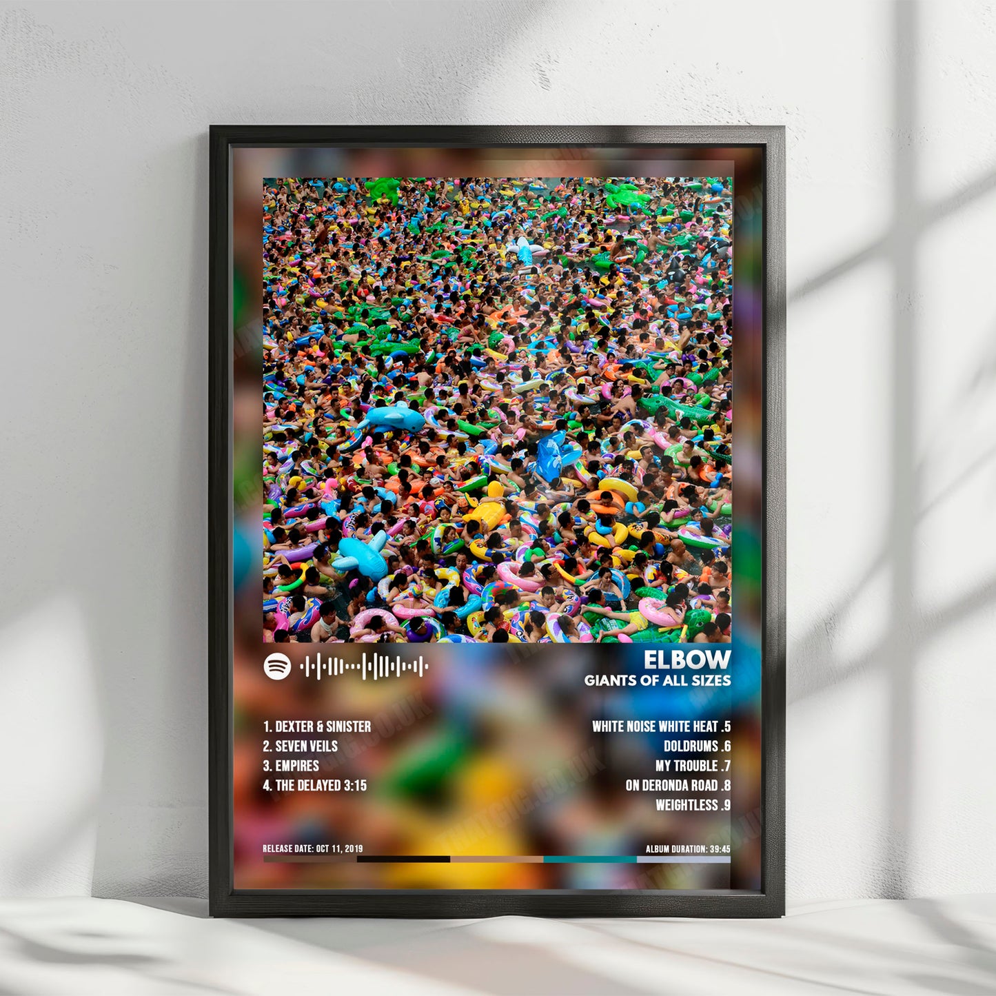 Elbow "Giants of All Sizes" Album Cover Poster - with Complete Tracklist