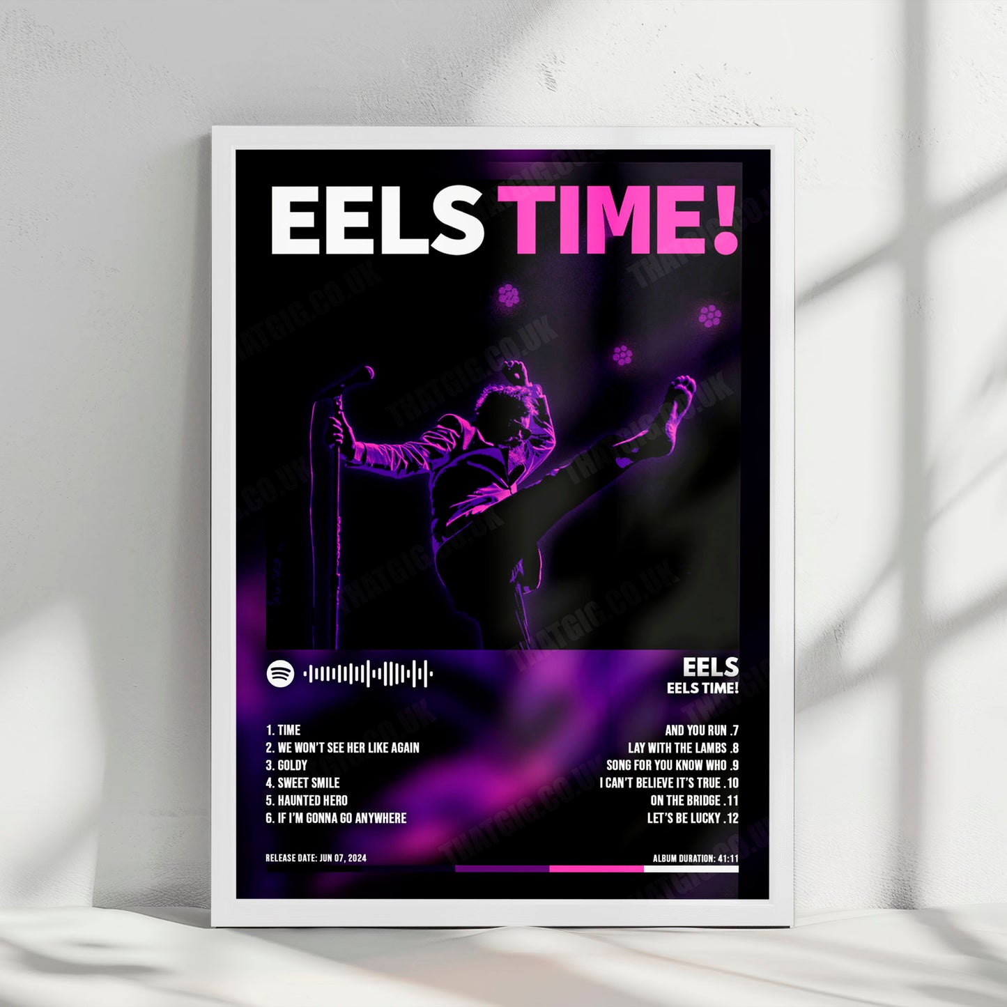 Eels "EELS TIME!" Album Cover Poster - with Complete Tracklist