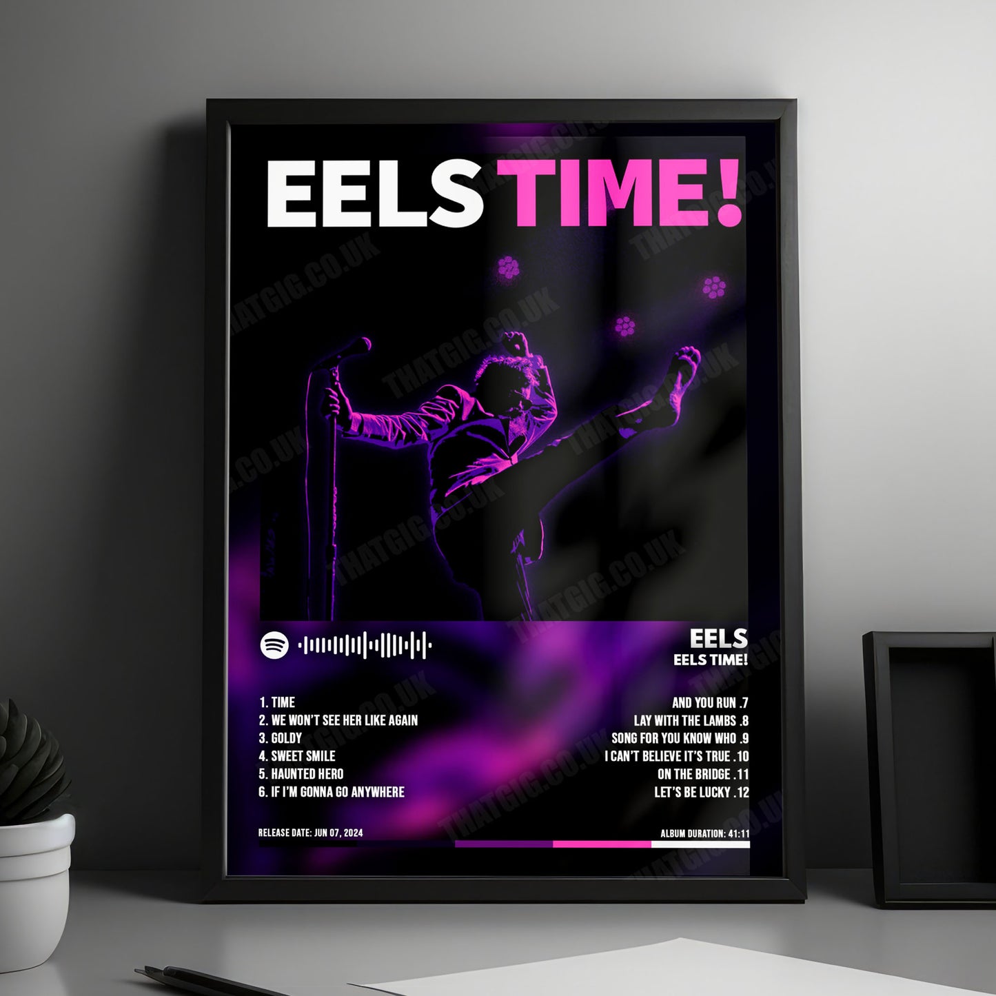 Eels "EELS TIME!" Album Cover Poster - with Complete Tracklist
