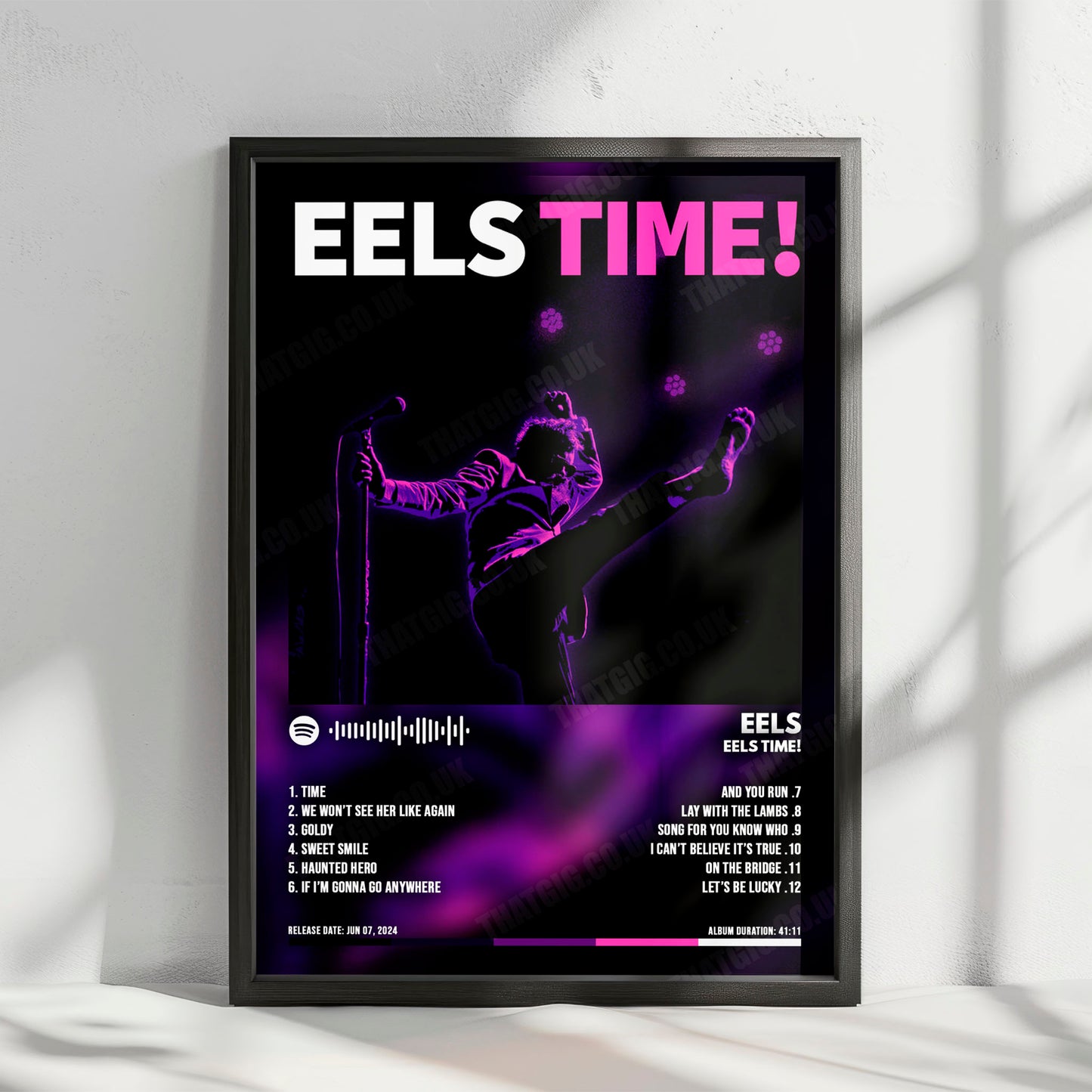 Eels "EELS TIME!" Album Cover Poster - with Complete Tracklist