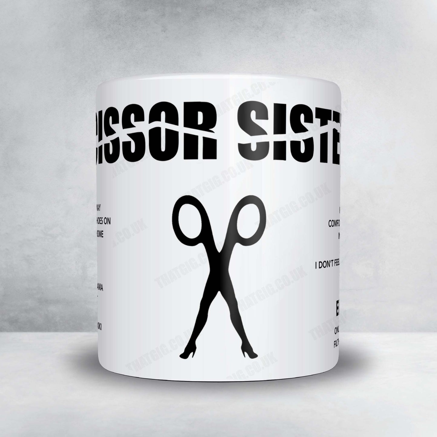 Scissor Sisters Setlist Mug
