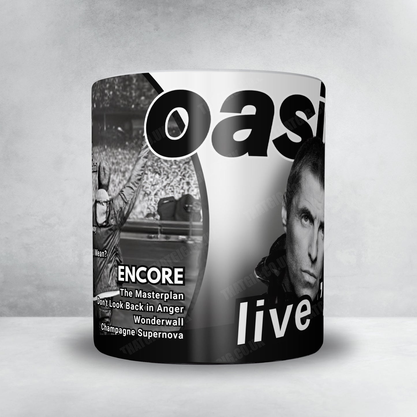 Oasis Setlist Mug - Tokyo Dome, Tokyo - October 26th, 2025