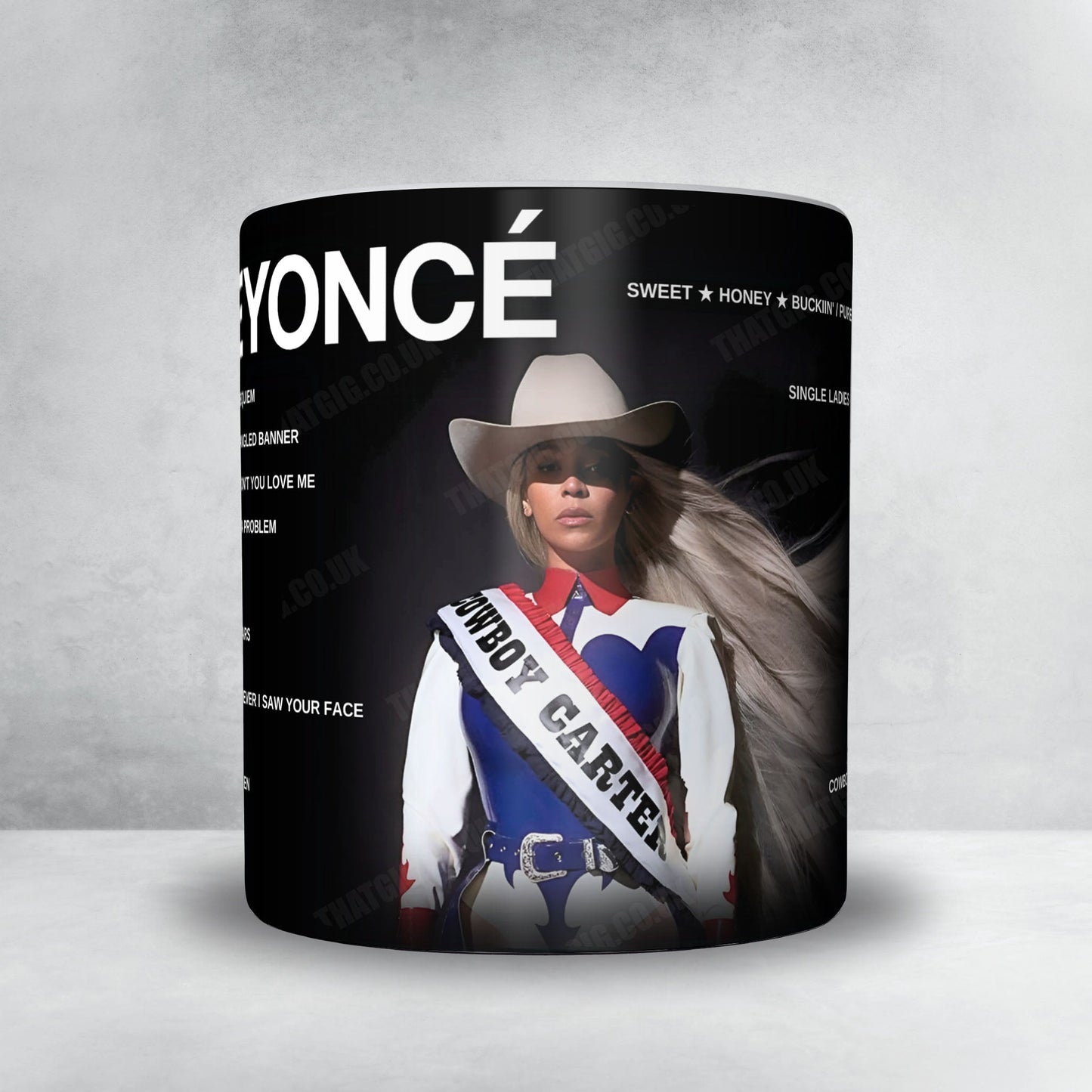 Beyoncé Setlist Mug - Tottenham Hotspur Stadium, London - June 5th, 2025