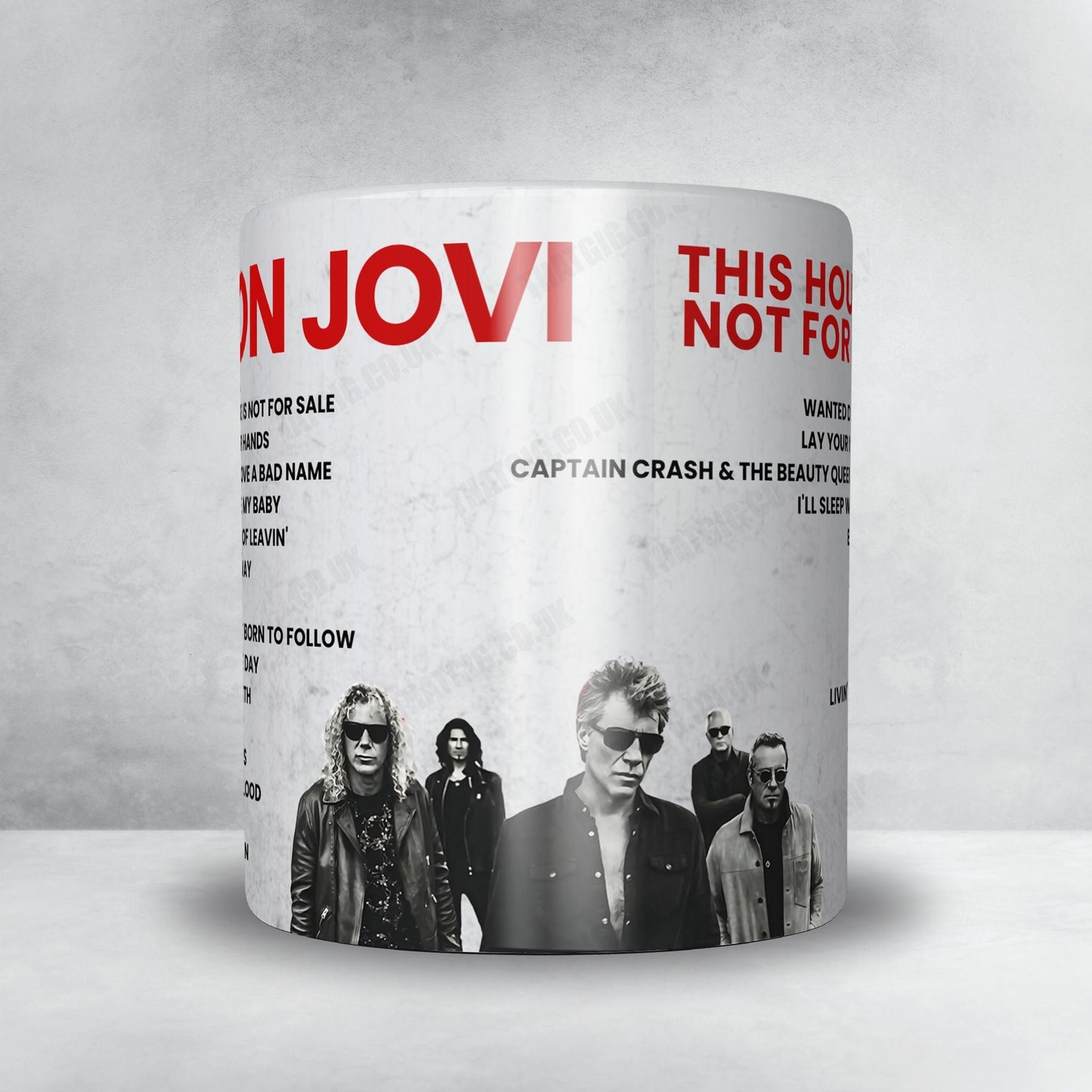 Bon Jovi Setlist Mug - Festivalpark, Werchter - July 14th, 2019