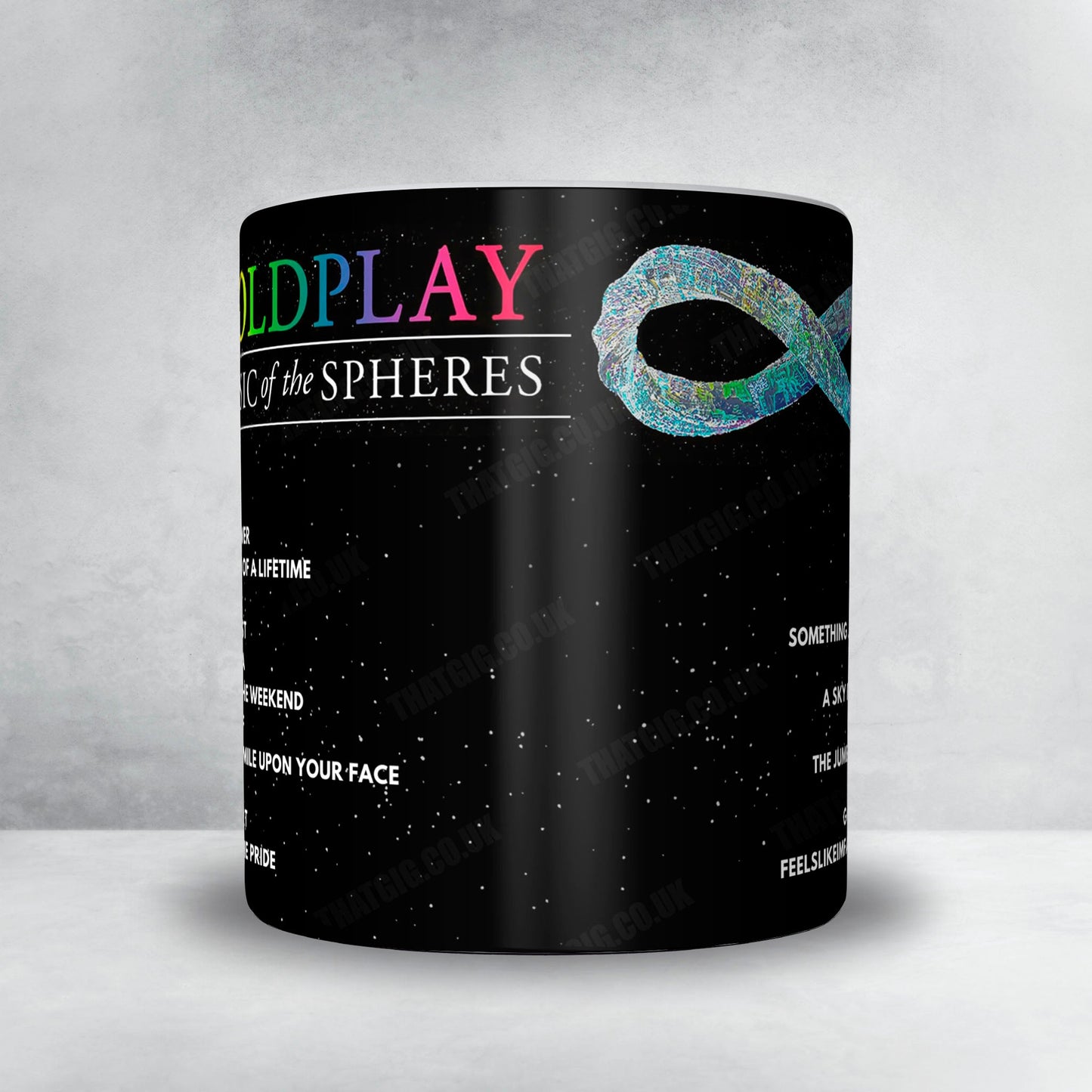 Coldplay Setlist Mug - Worthy Farm, Pilton - June 29th, 2024