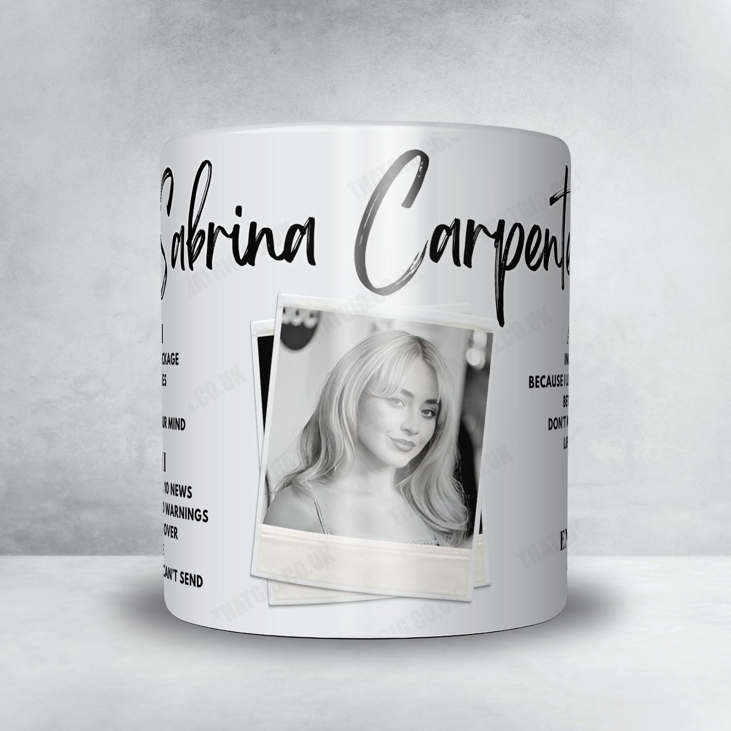 Sabrina Carpenter Setlist Mug - Kia Forum, Inglewood, CA, USA - November 18th, 2024