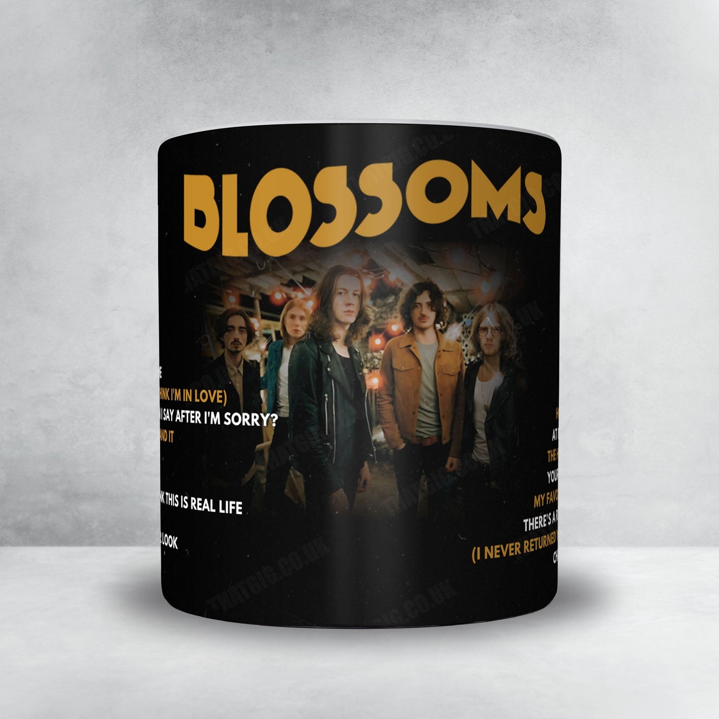 Blossoms Setlist Poster - O2 Apollo Manchester, Manchester - November 23rd, 2024