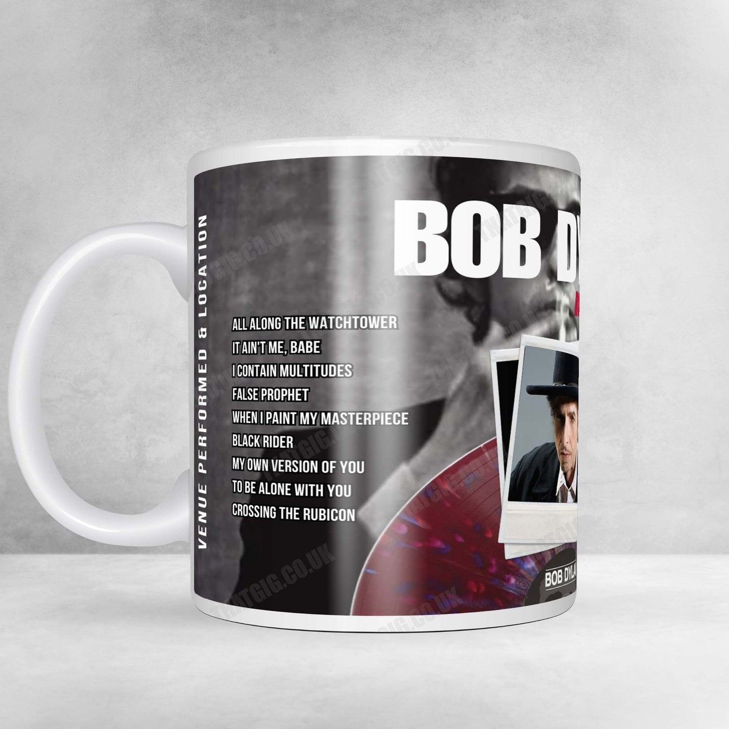 Bob Dylan Setlist Mug - Royal Albert Hall, London - November 14th, 2024