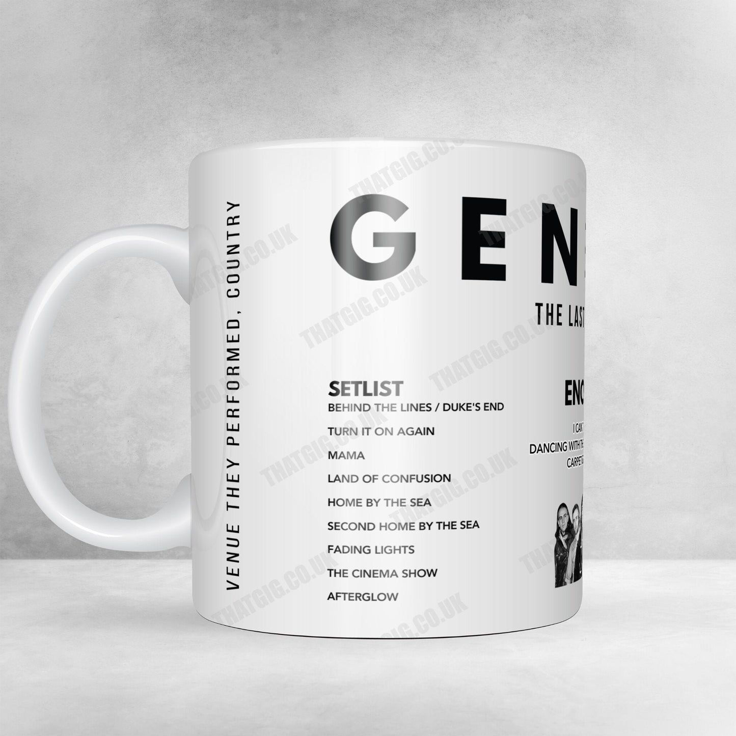 Genesis Setlist Poster - First Direct Arena, Leeds - September 28th, 2021