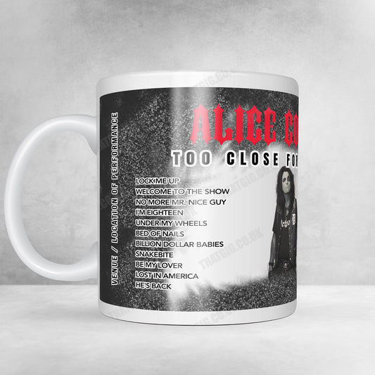 Alice Cooper Setlist Mug - St. Augustine Amphitheatre, St. Augustine - February 11th, 2025