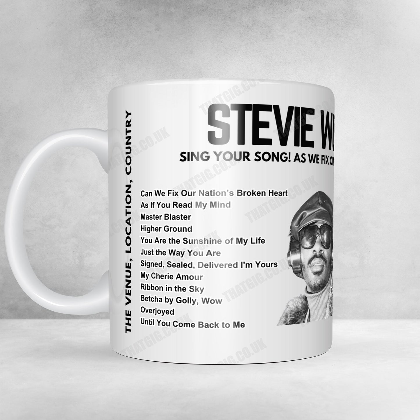 Stevie Wonder Setlist Poster - CFG Bank Arena, Baltimore - October 15th, 2024
