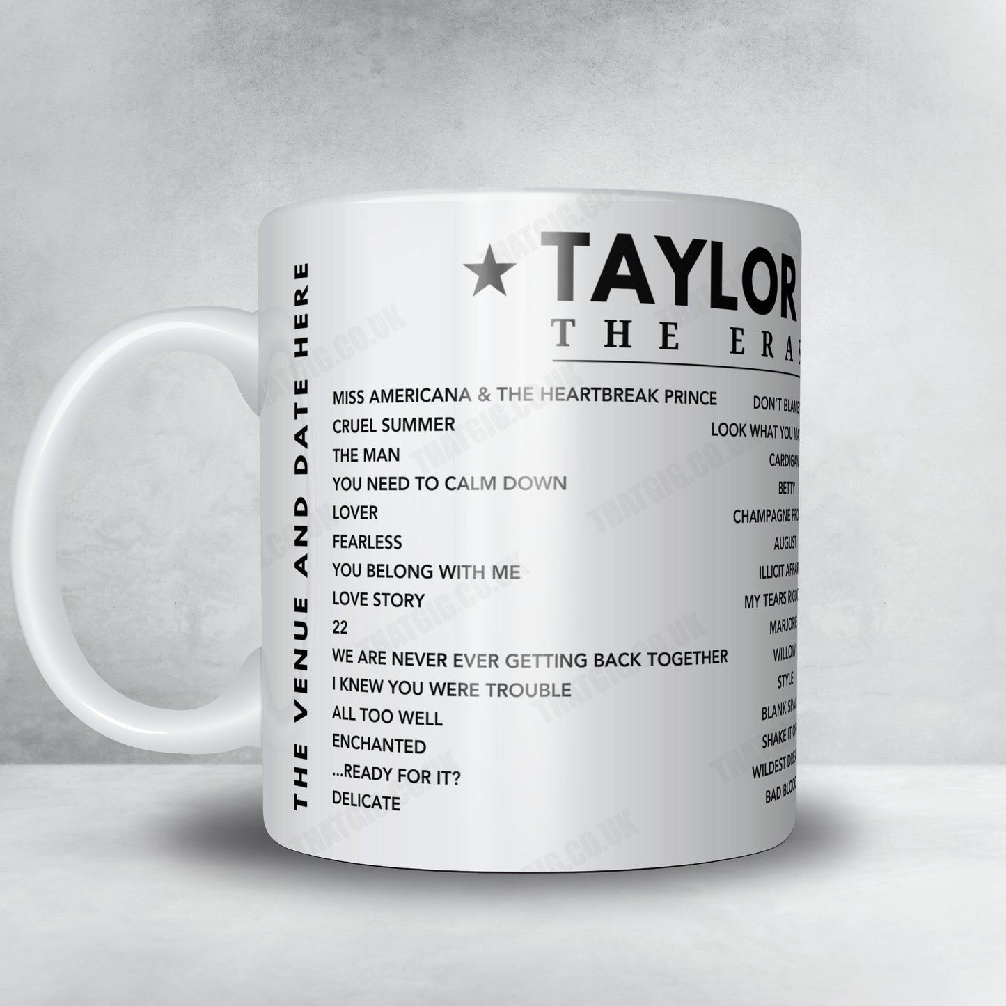 Taylor Swift Setlist Poster - Rogers Centre, Toronto, Canada - November 14th, 2024
