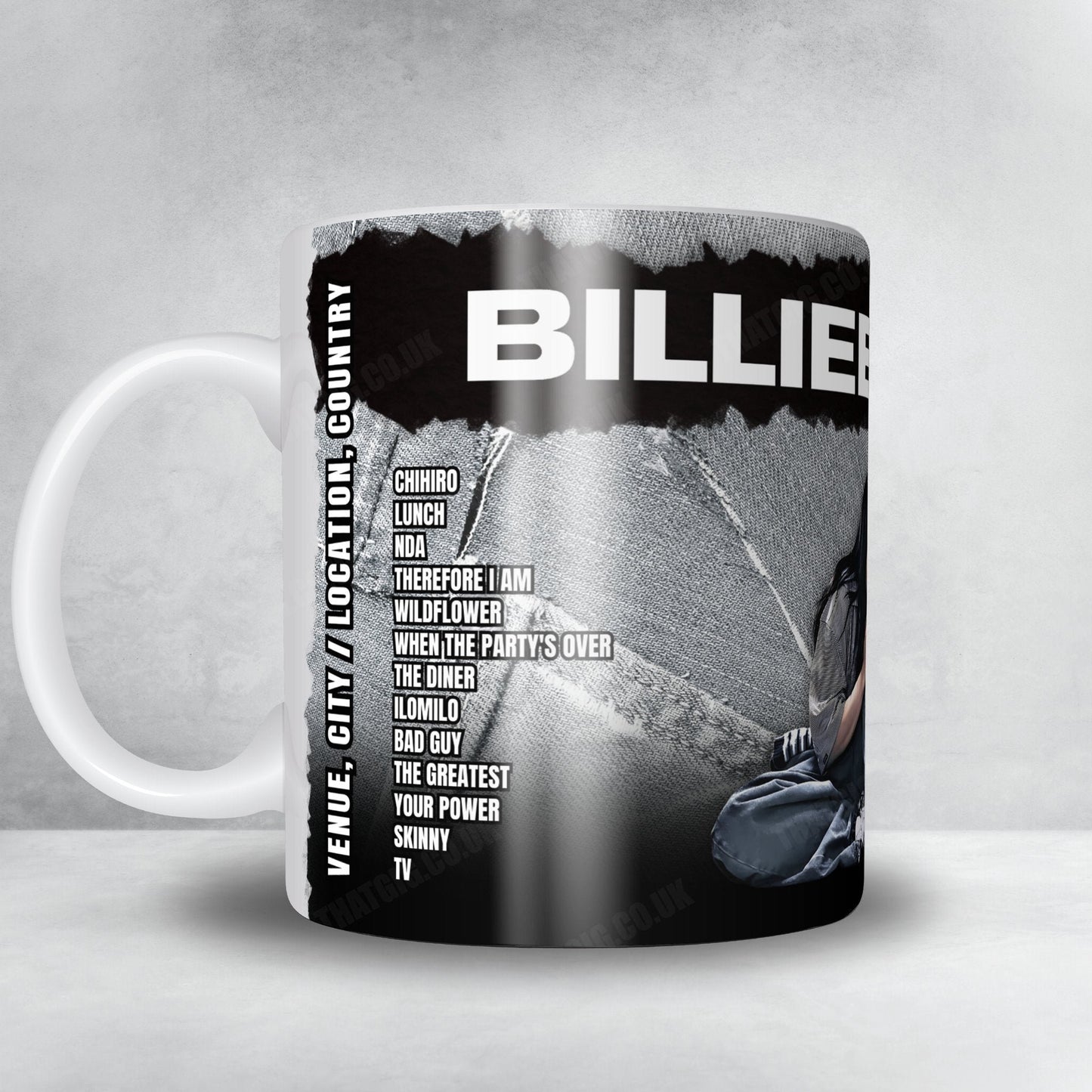 Billie Eilish Setlist Poster - Glastonbury Festival, England - June 24th, 2022