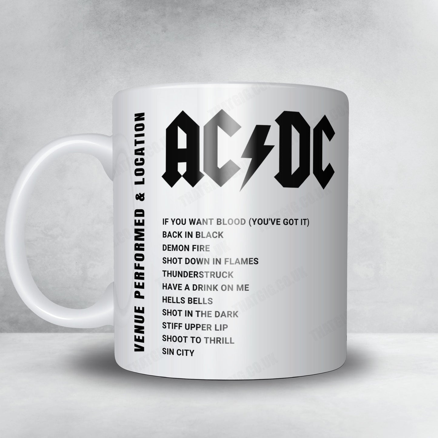 AC/DC Setlist Poster - AT&T Stadium, Arlington - April 14th, 2025