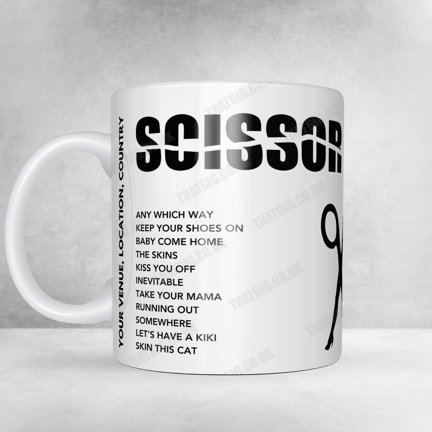 Scissor Sisters Setlist Mug