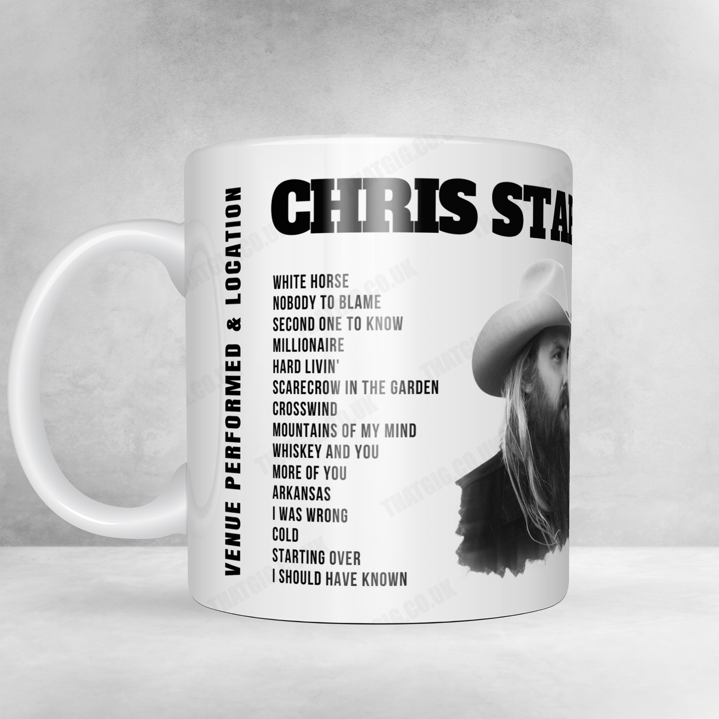 Chris Stapleton Setlist Poster - Highland Festival Grounds at the Kentucky Expo Center, Louisville - September 18th, 2022