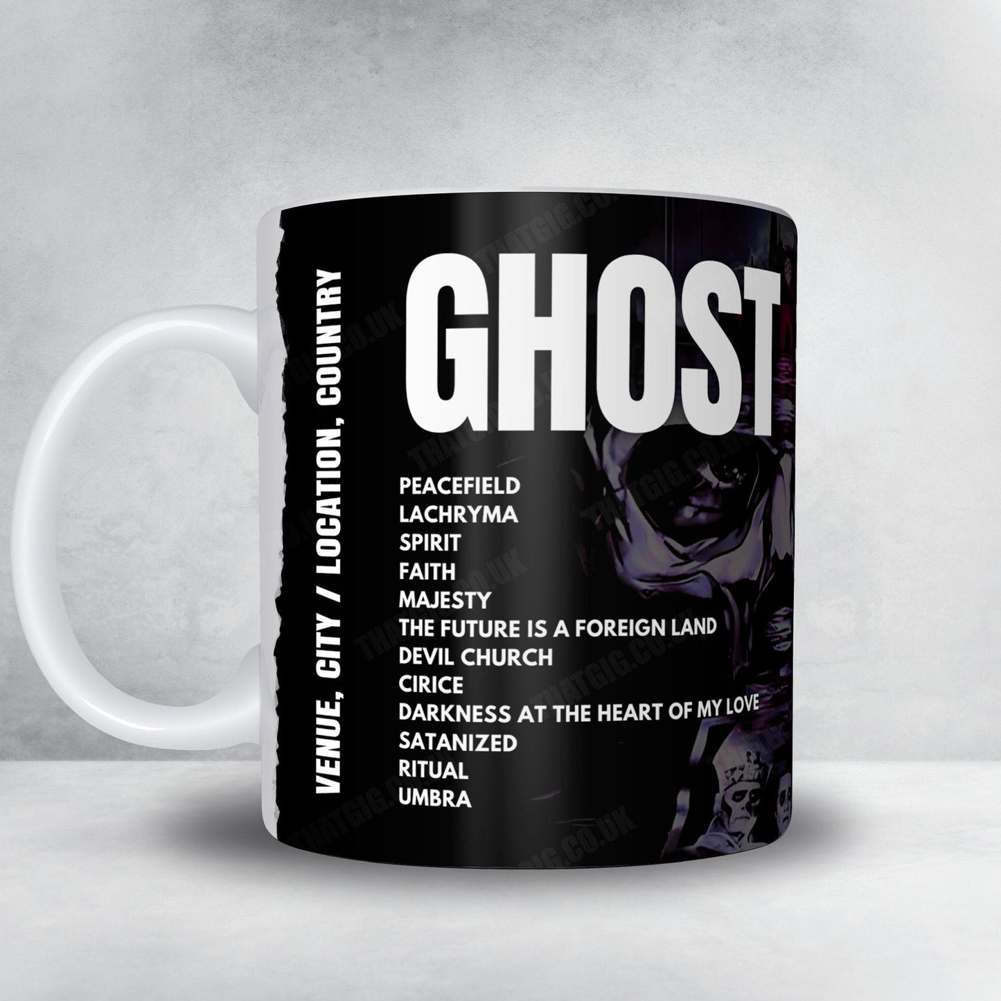 Ghost Setlist Poster - The OVO Hydro, Glasgow - April 16th, 2025