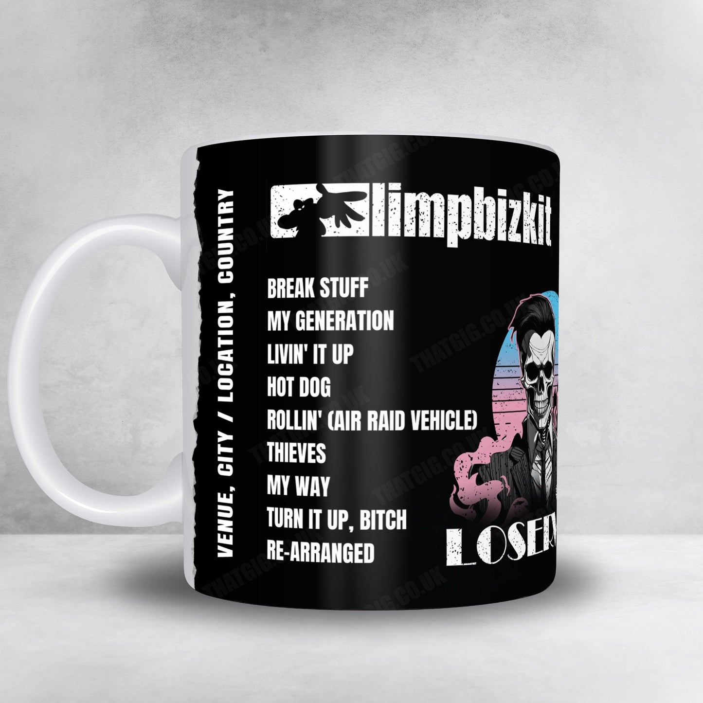 Limp Bizkit Setlist Poster - Xfinity Center, Mansfield, MA, USA - July 31st, 2024