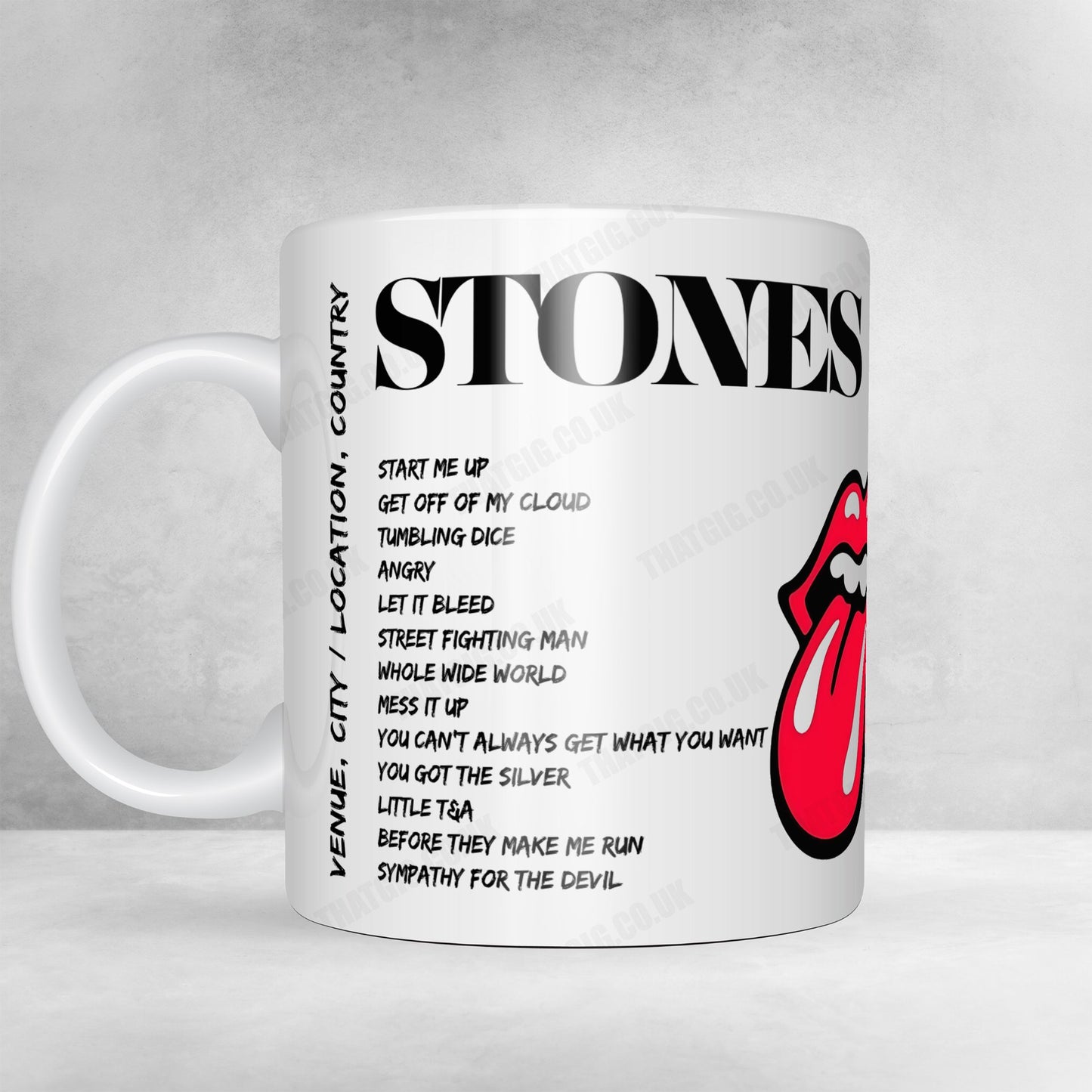 The Rolling Stones Setlist Mug - Olympiastadion, Munich, Germany - June 5th, 2022