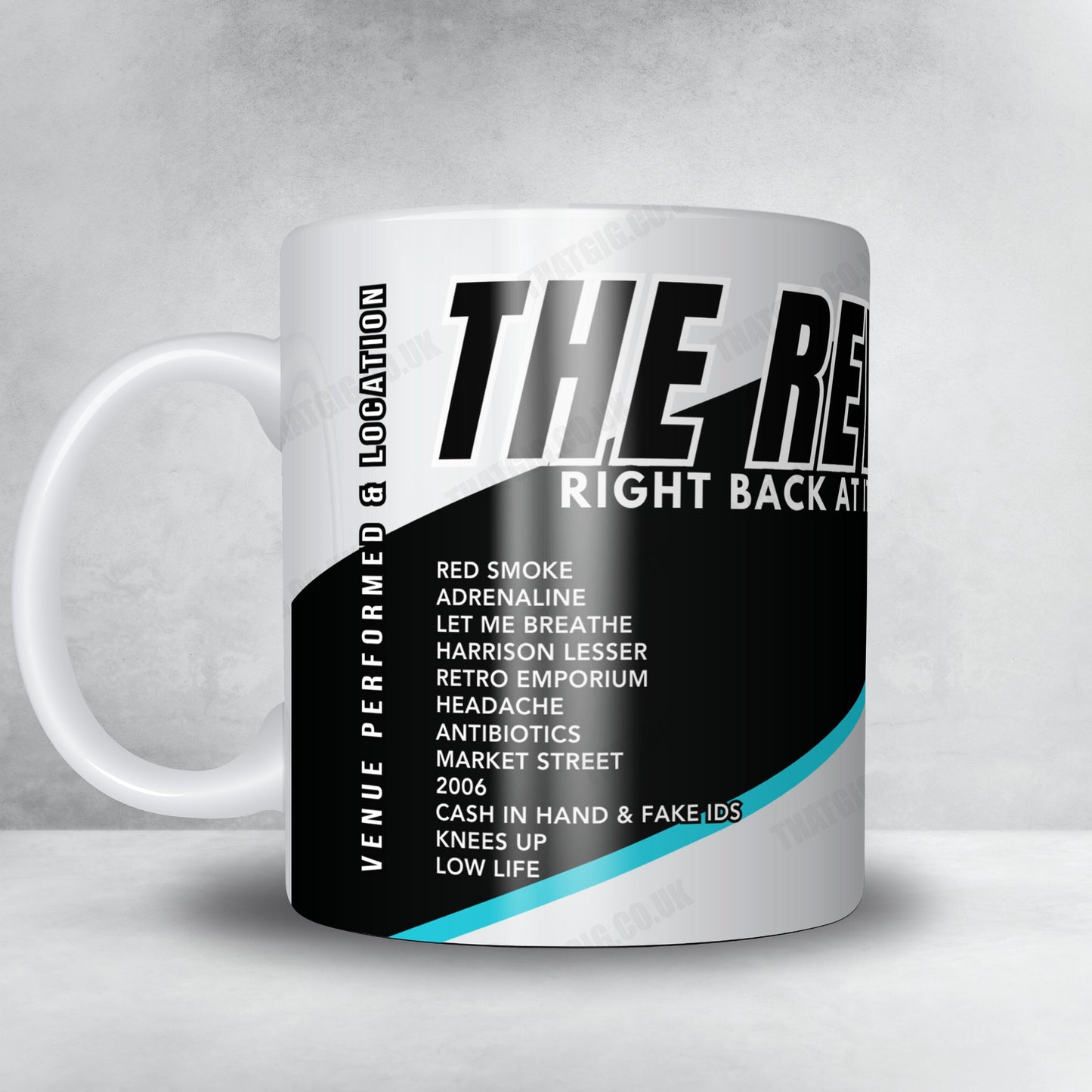 The Reytons Setlist Mug - O2 Academy, Birmingham, England - February 15th, 2025