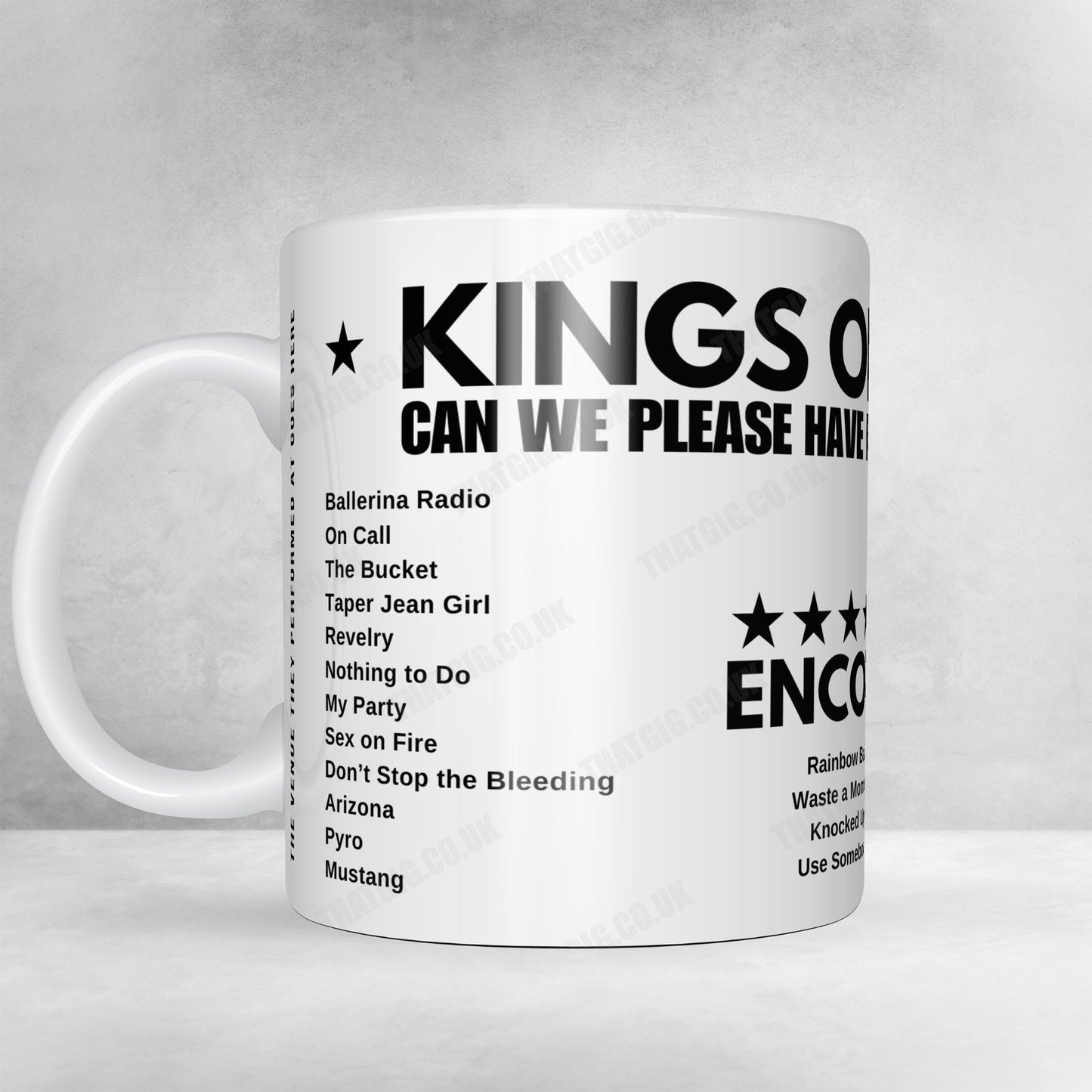 Kings of Leon Setlist Poster - Santa Barbara Bowl,USA - August 26th, 2024