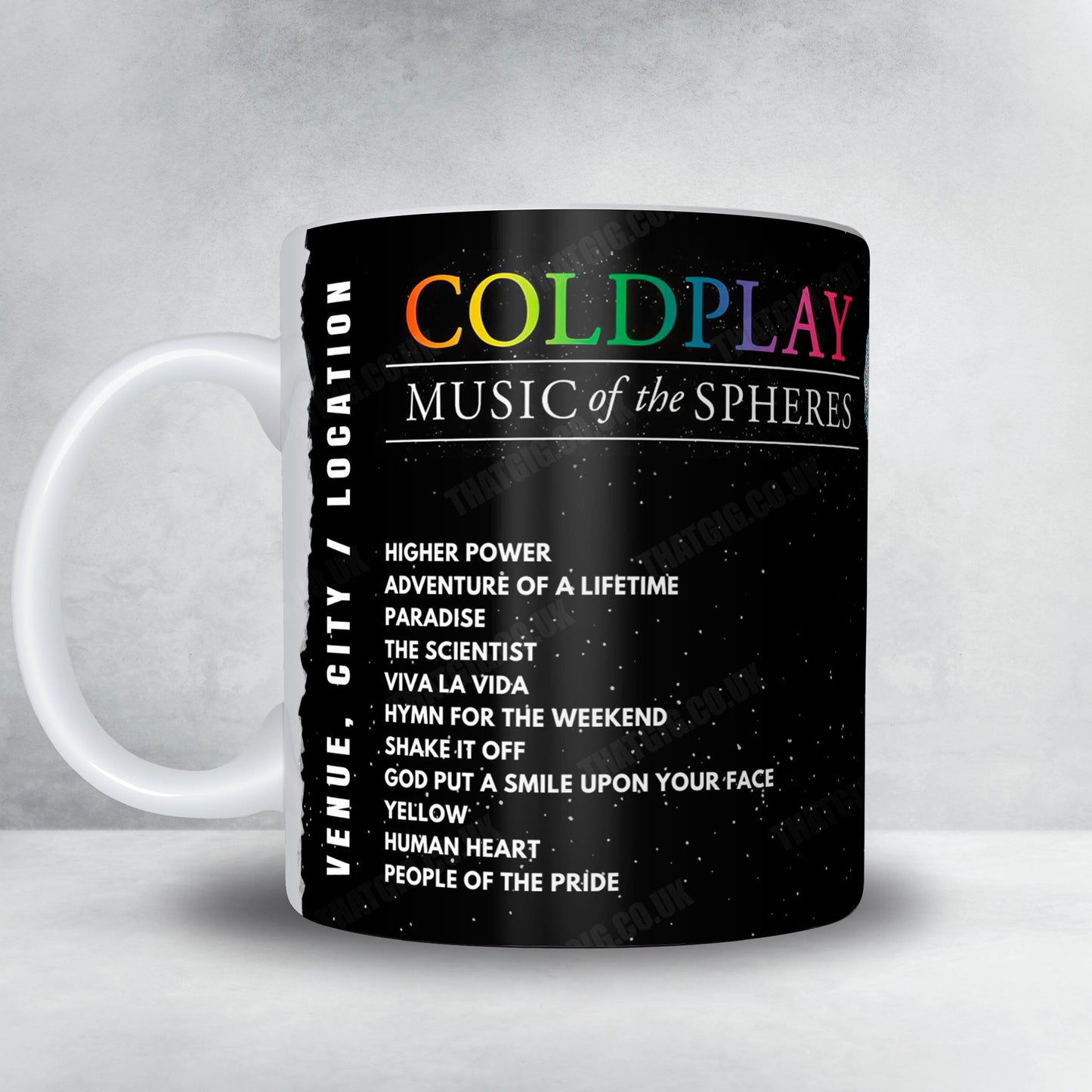 Coldplay Setlist Poster - Worthy Farm, Pilton - June 29th, 2024
