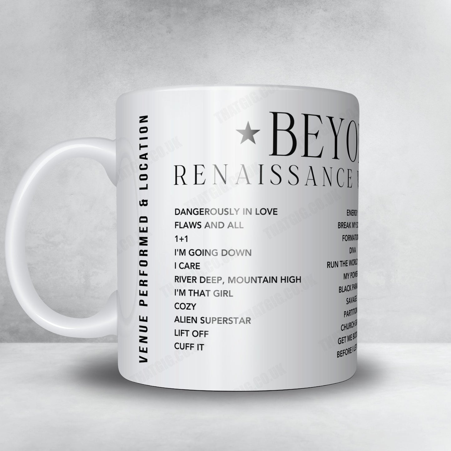 Beyoncé Setlist Poster - Caesars Superdome, New Orleans - September 27th, 2023