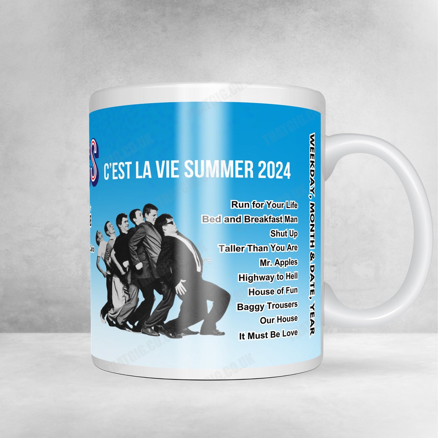 Madness Setlist Poster - Delamere Forest Park - June 15th, 2023