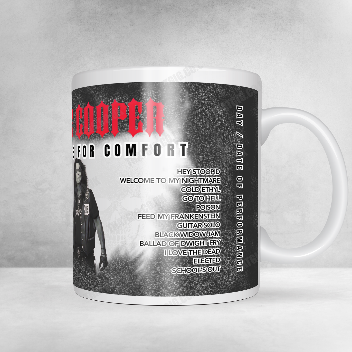 Alice Cooper Setlist Poster - Hard Rock Live, Orlando - February 6th, 2025