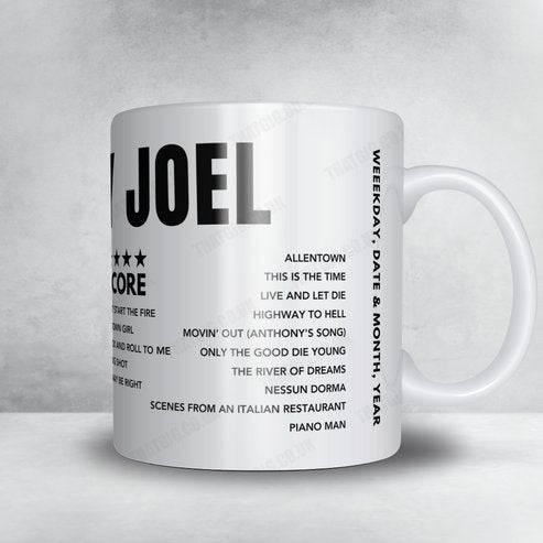 Billy Joel Setlist Poster - Allegiant Stadium - February 26th, 2022