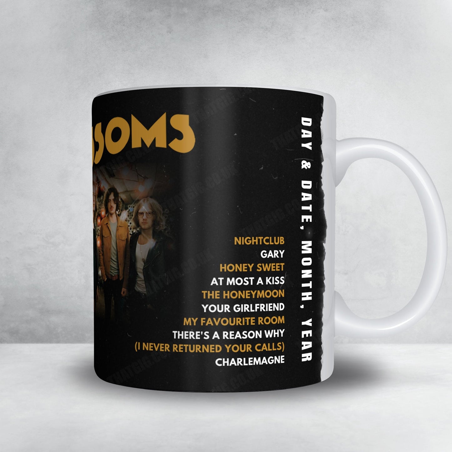 Blossoms Setlist Mug - Limelight 1, Belfast - November 13th, 2024