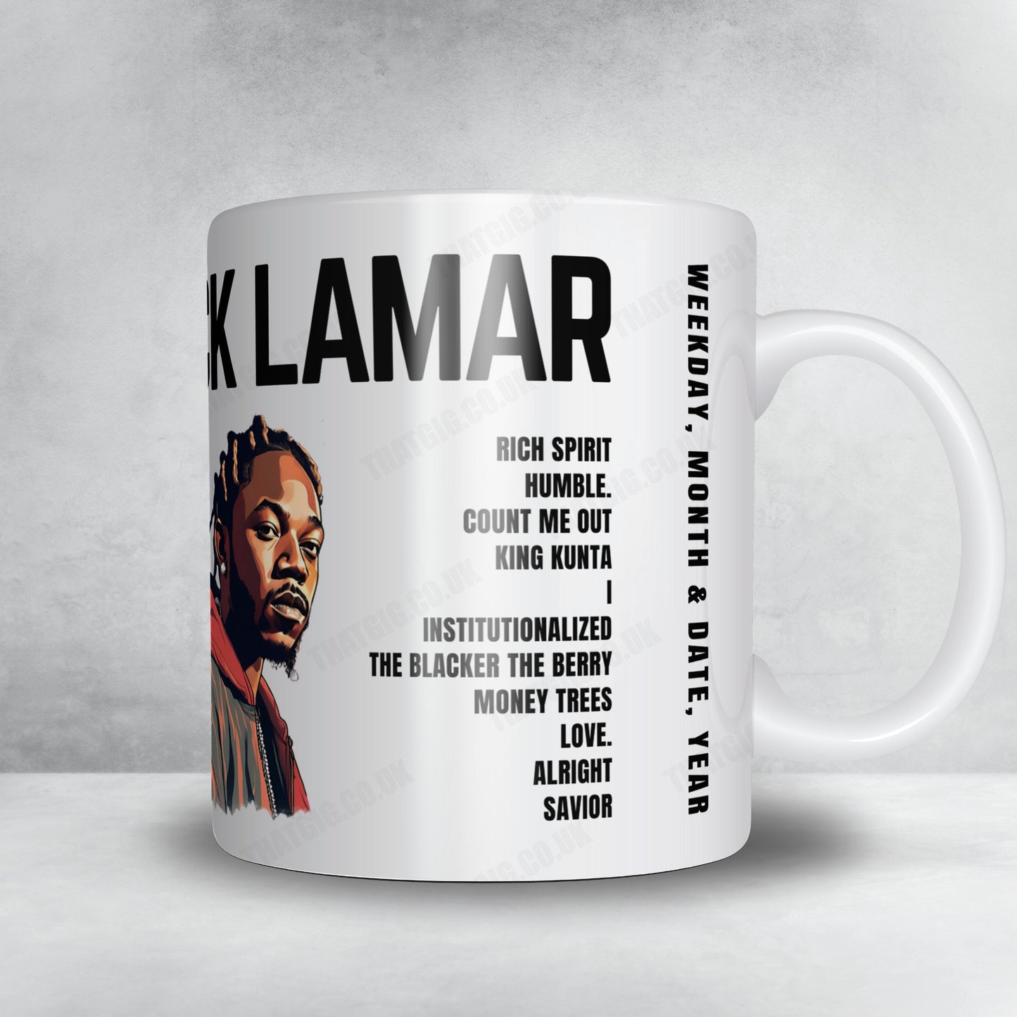 Kendrick Lamar Setlist Poster - Festhalle, Frankfurt - October 31st, 2022