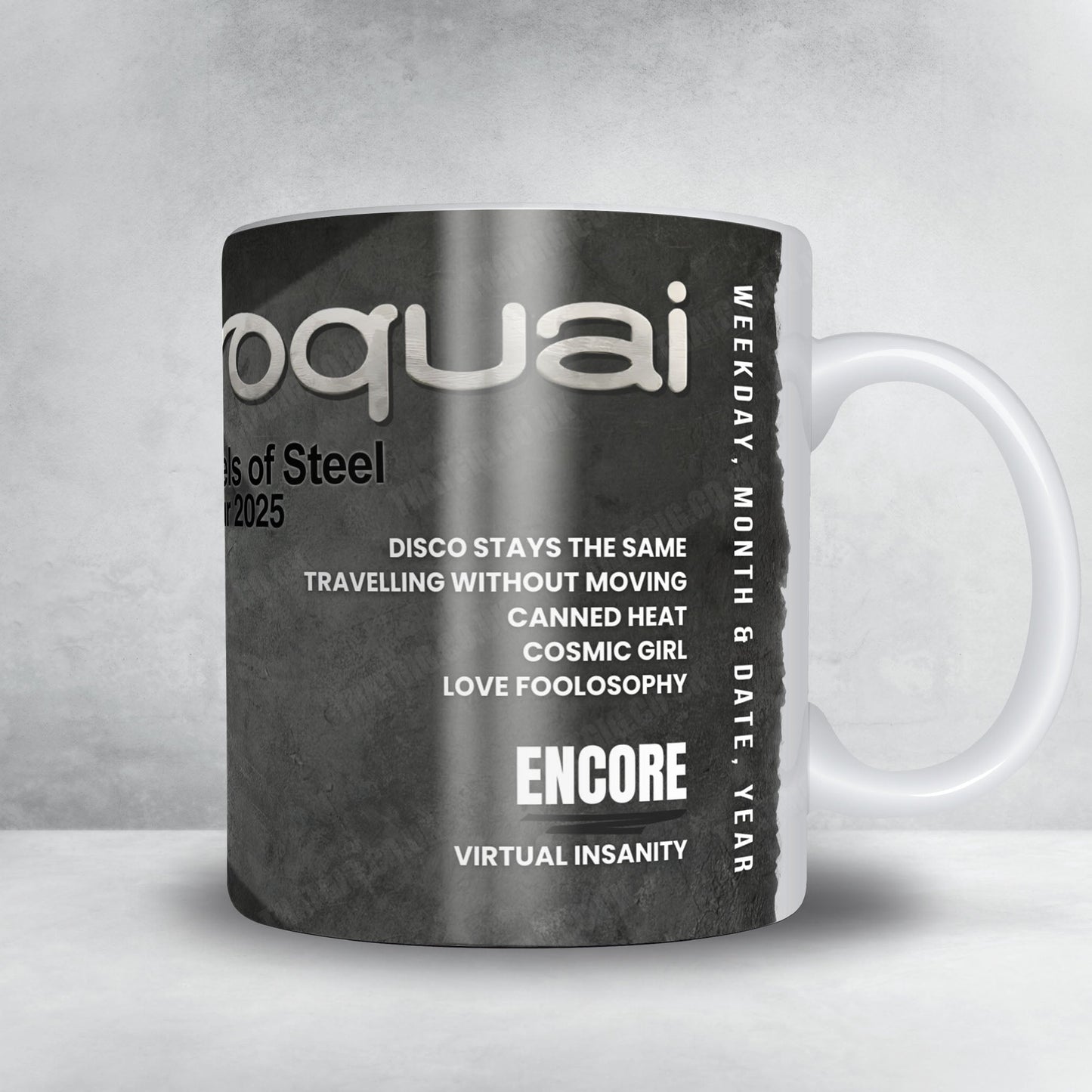 Jamiroquai Setlist Mug - Uber Arena, Berlin - November 19th, 2025