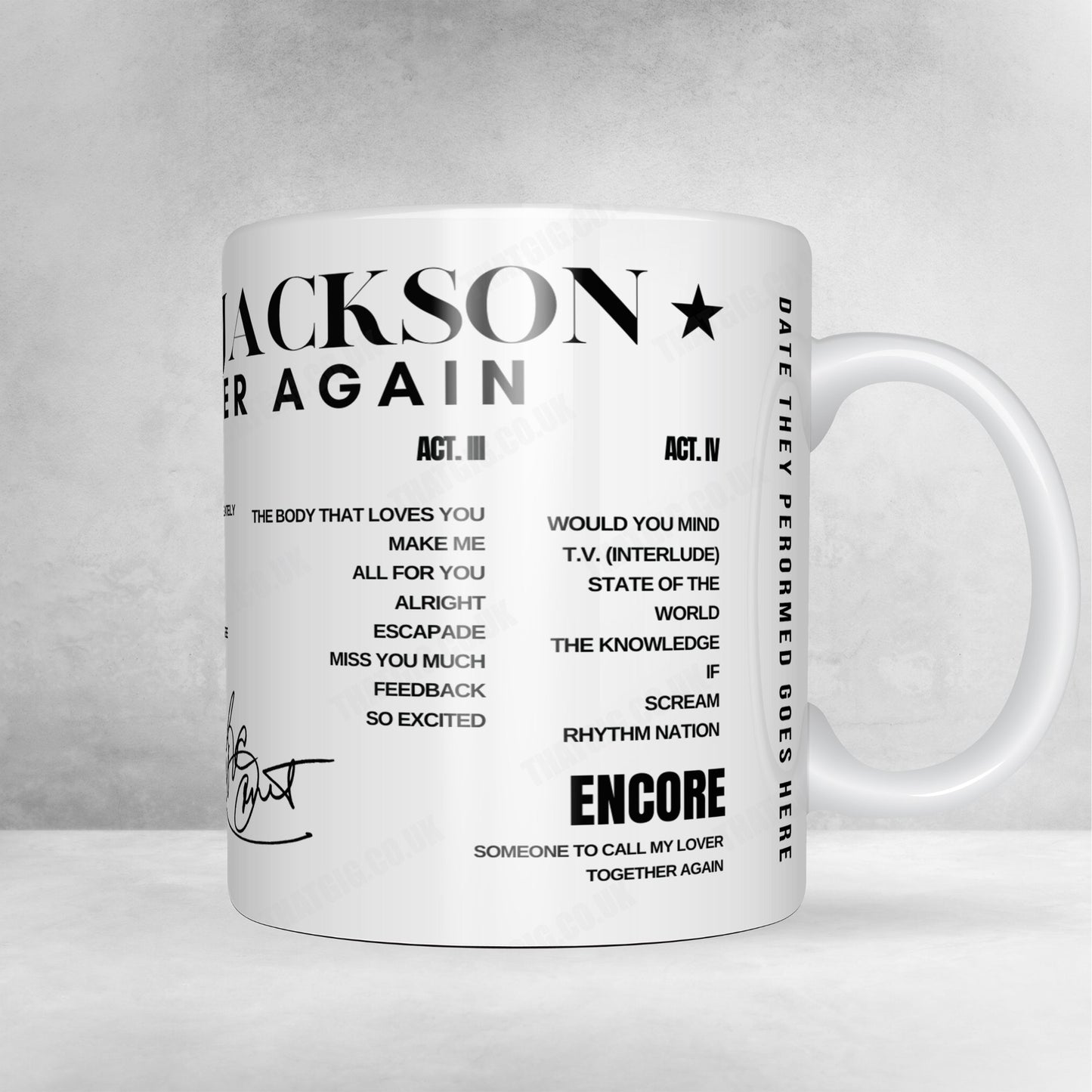 Janet Jackson Setlist Poster - Paycom Center, Oklahoma City - July 26th, 2024