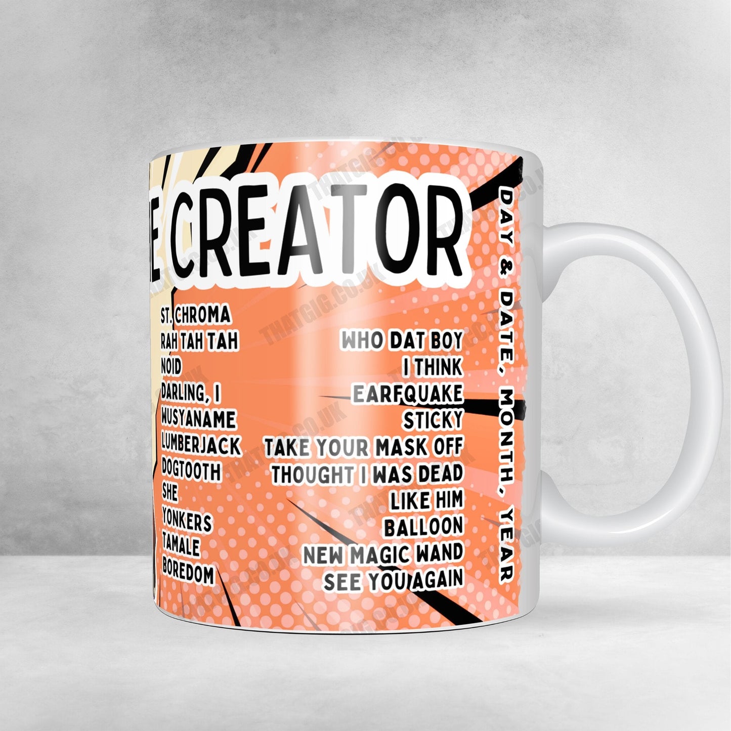 Tyler, The Creator Setlist Poster - The O2 Arena, London - May 22nd, 2025