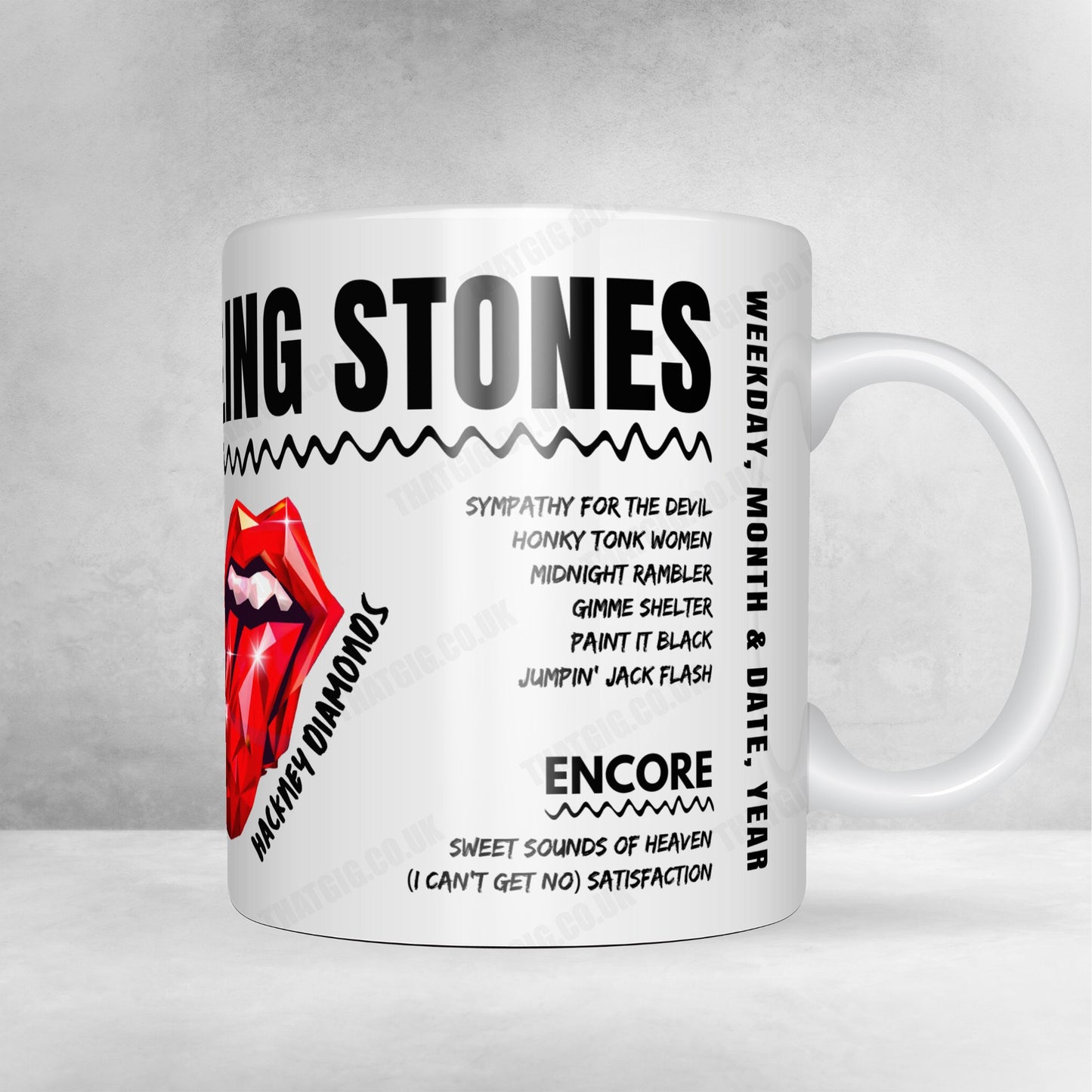 The Rolling Stones Setlist Mug - State Farm Stadium, Glendale, USA - May 7th, 2024
