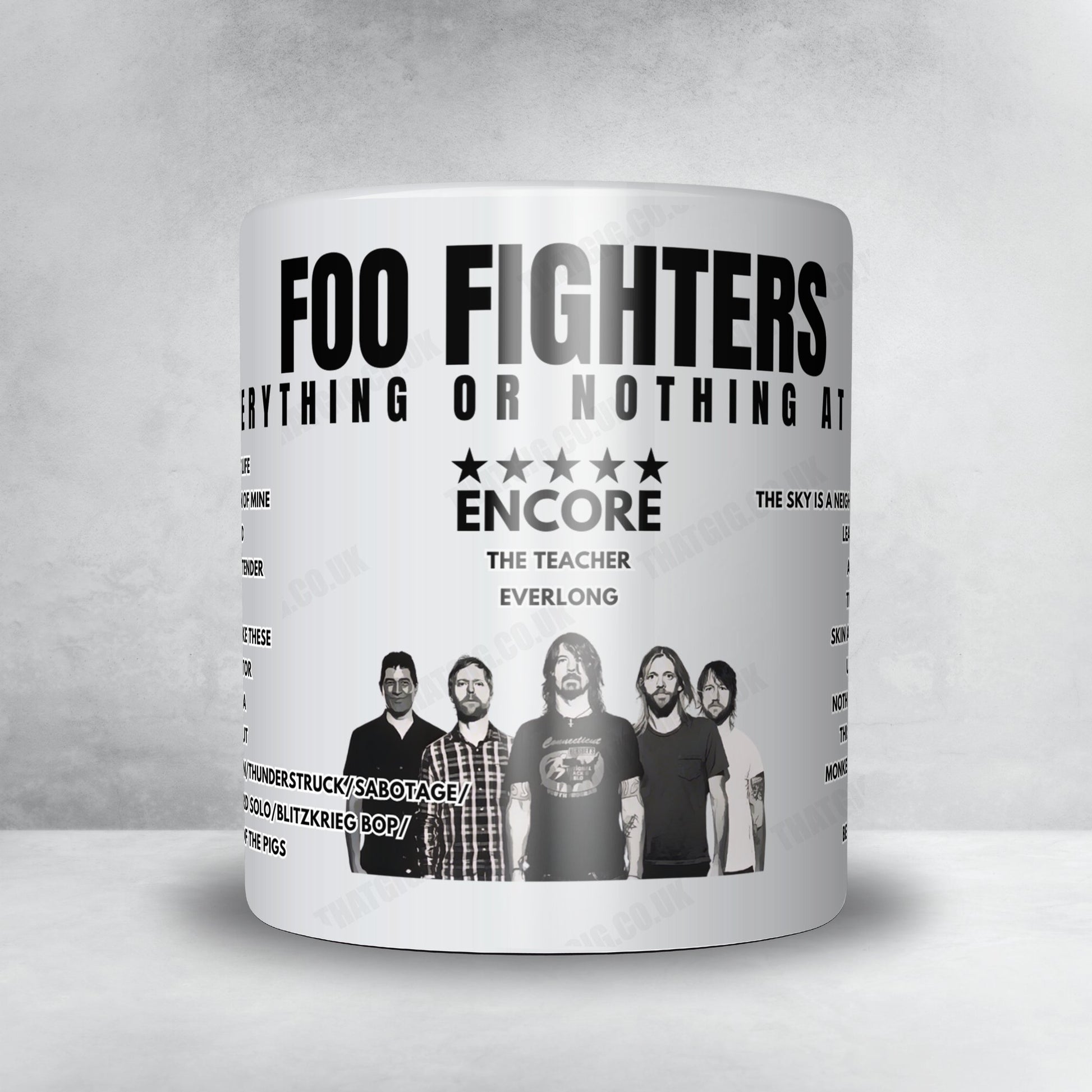 Foo Fighters Setlist Mug - Citi Field, Queens - July 19th, 2024