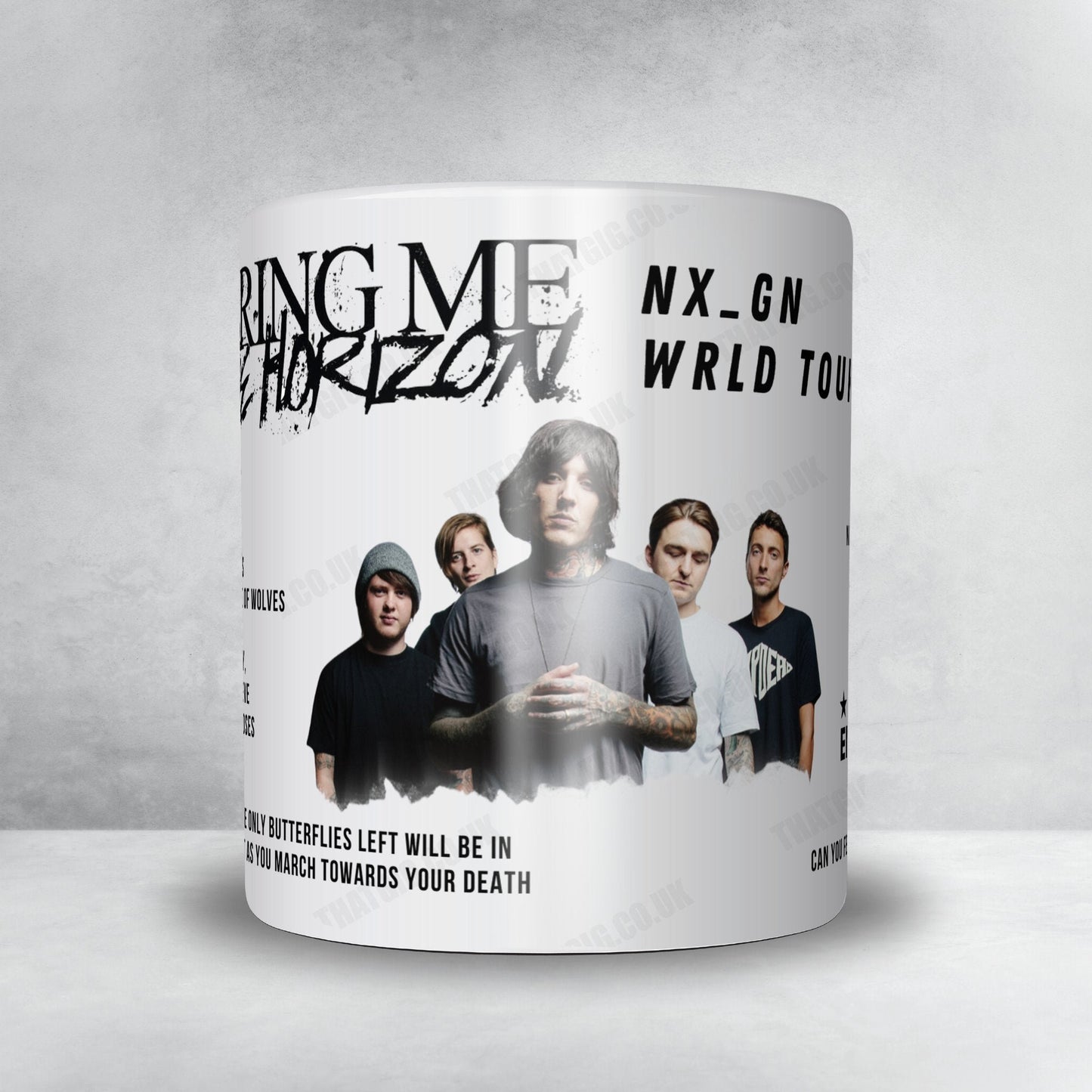 Bring Me the Horizon Setlist Poster - Sick New World Sideshows 2024 - April 26, 2024
