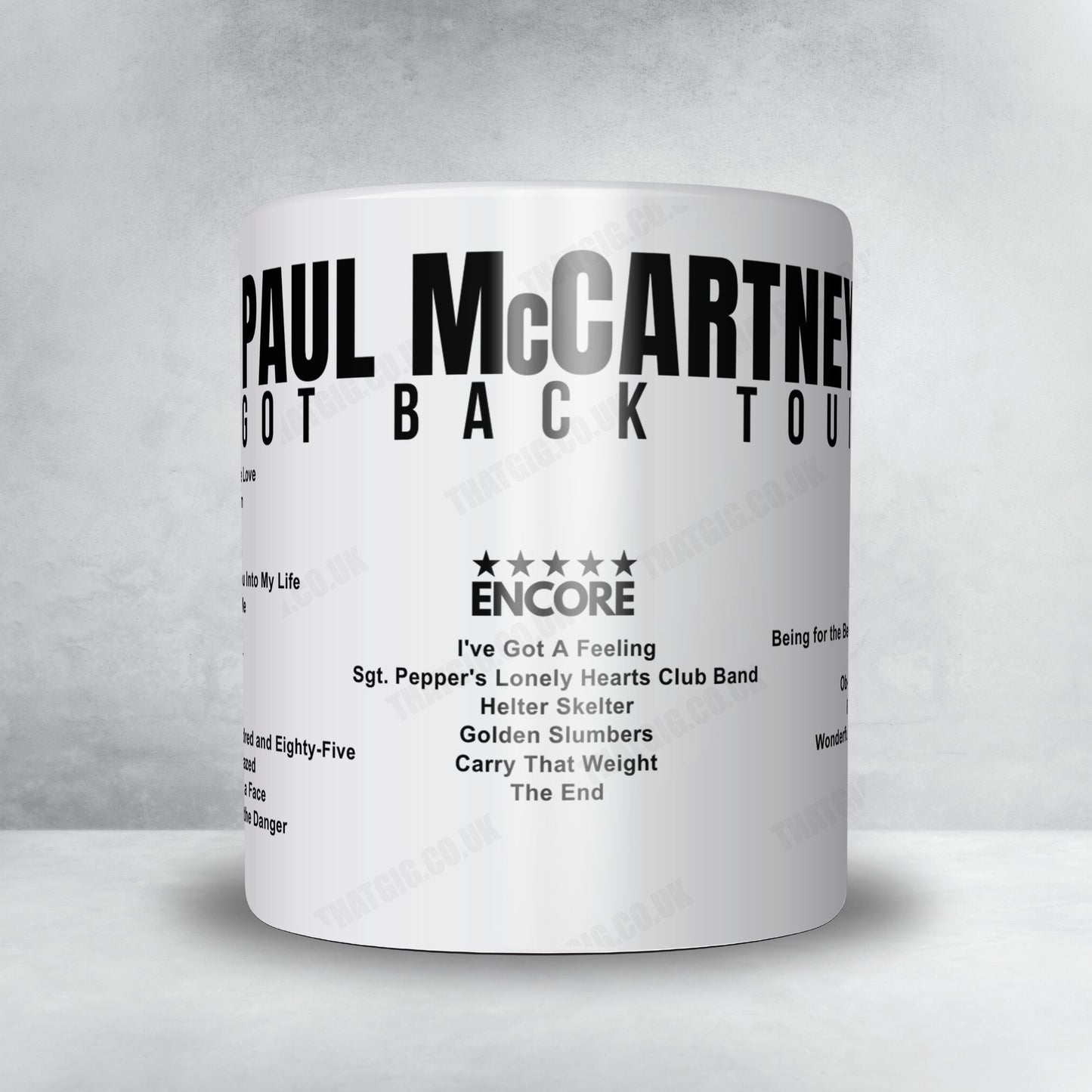 Paul McCartney Setlist Poster - Co-op Live, Manchester - December 14th, 2024