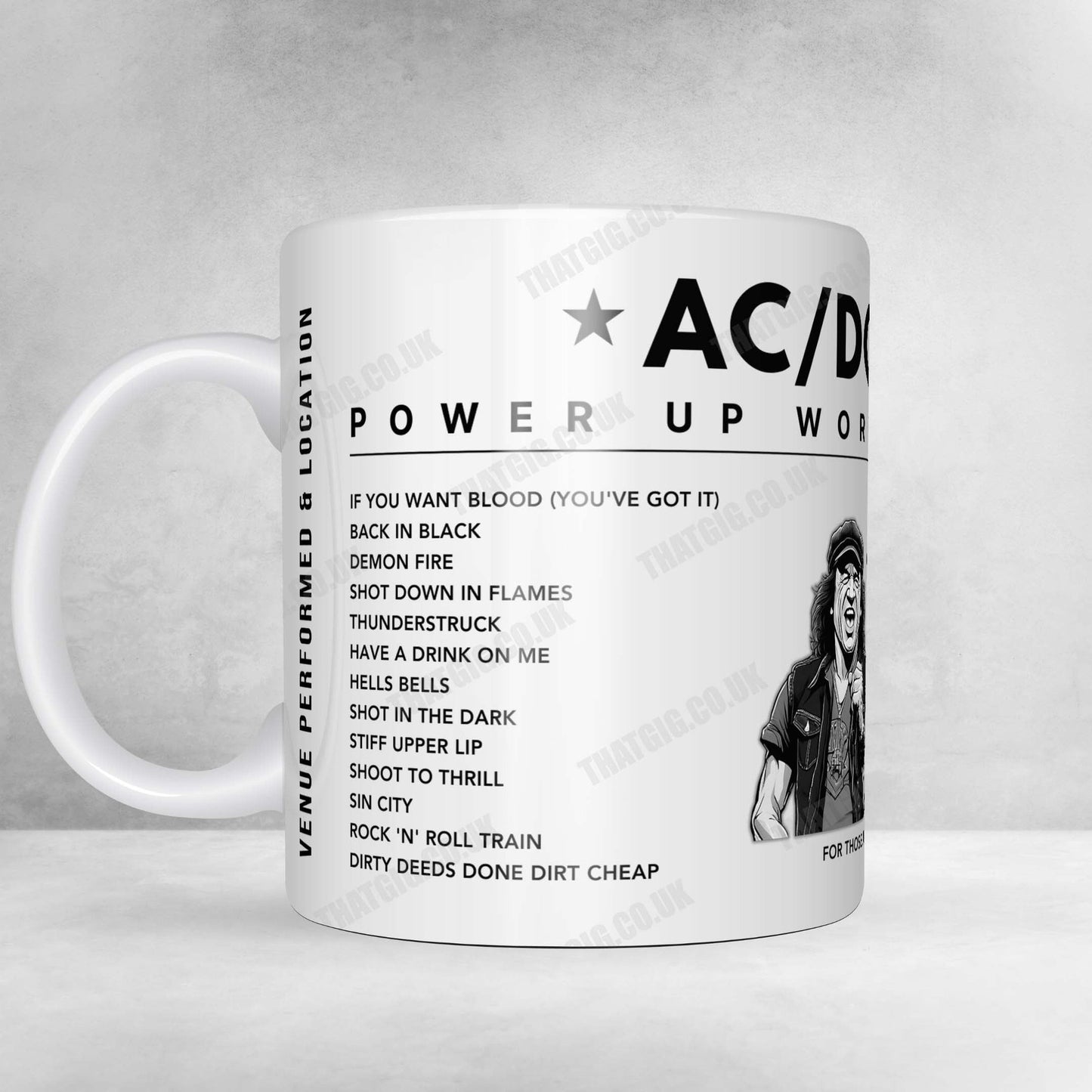 AC/DC Setlist Mug - Flugplatz Wels, Wels - May 22nd, 2010