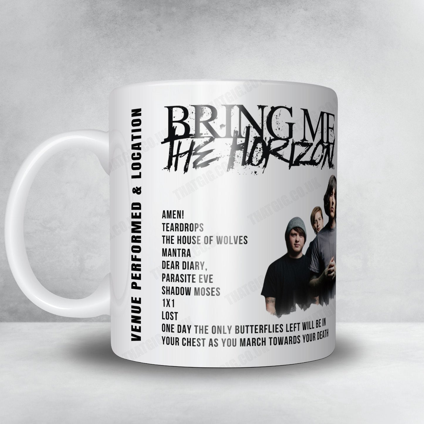 Bring Me the Horizon Setlist Poster - Sick New World Sideshows 2024 - April 26, 2024