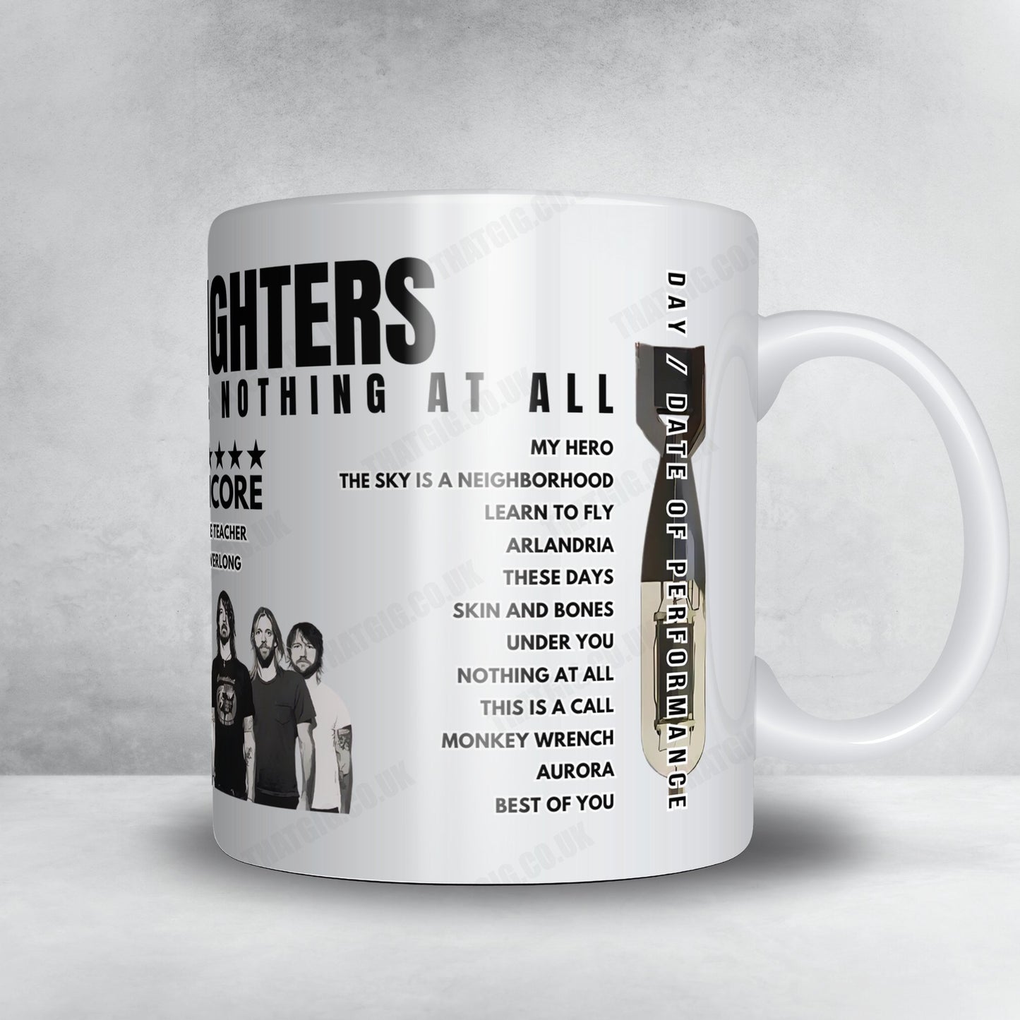 Foo Fighters Setlist Mug - Festivalpark, Werchter - July 7th, 2024