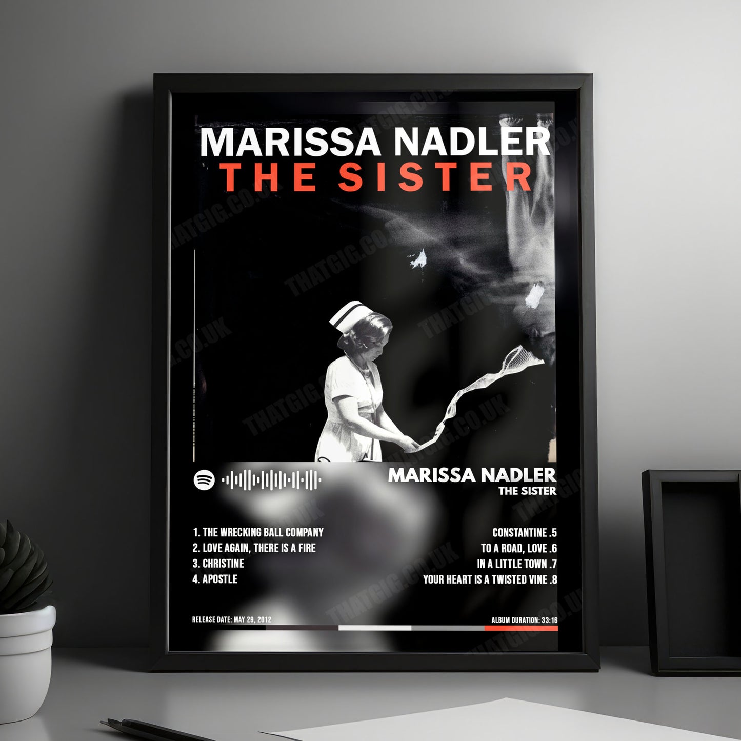 Marissa Nadler "The Sister" Album Cover Poster - with Complete Tracklist