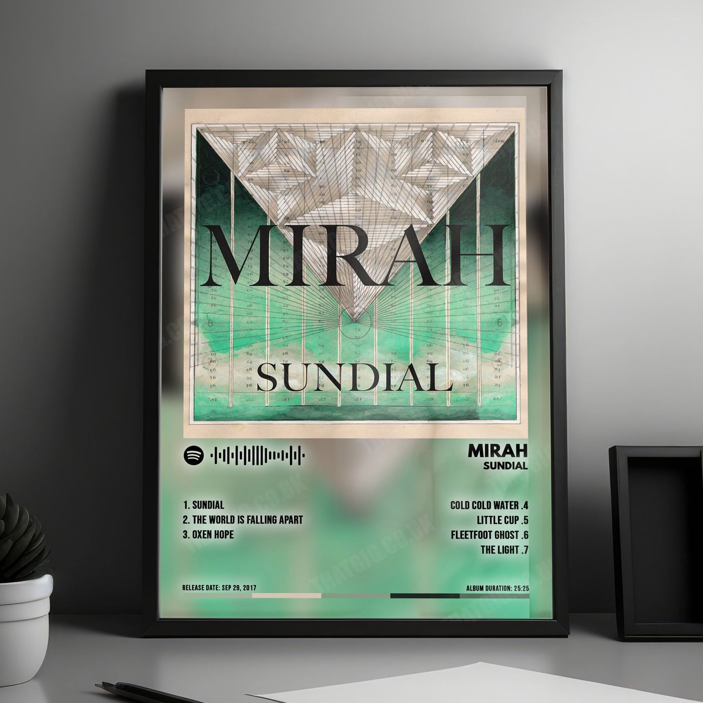 Mirah "Sundial" Album Cover Poster - with Complete Tracklist