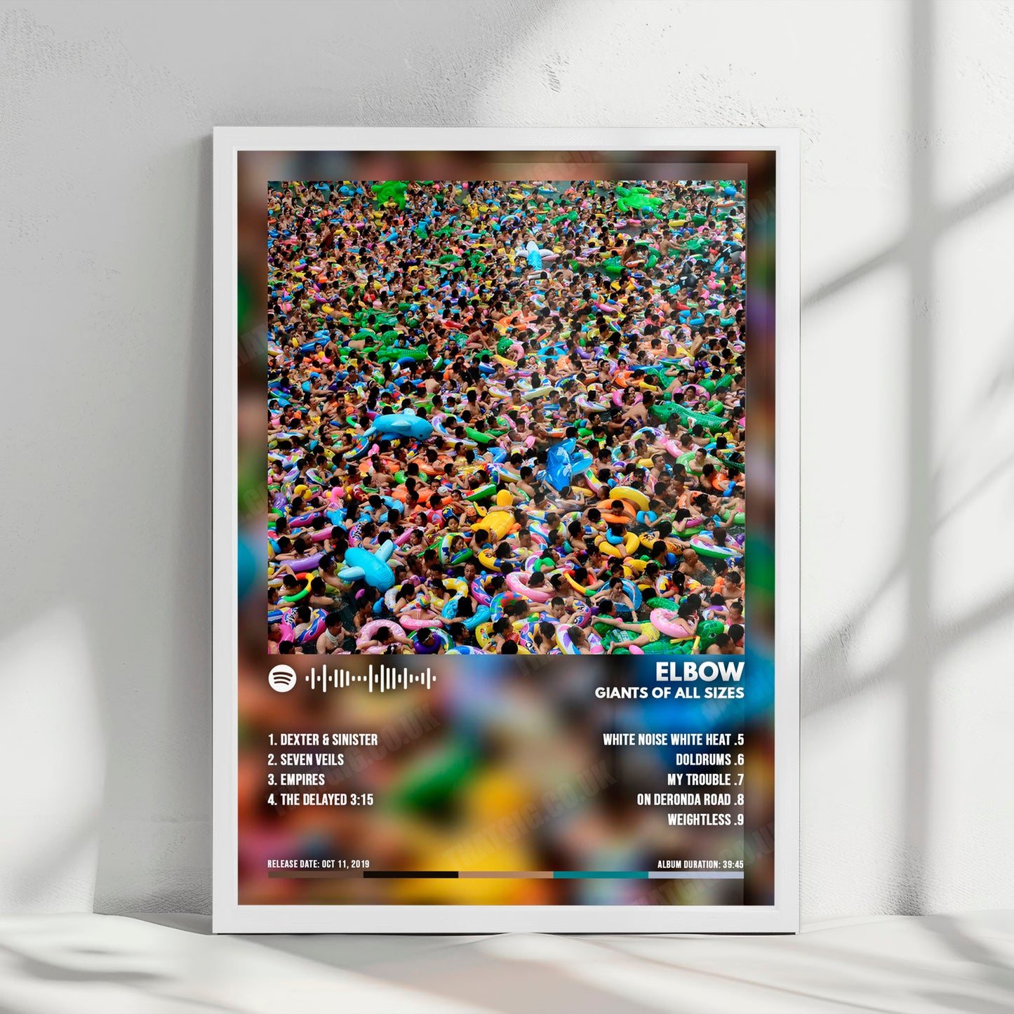 Elbow "Giants of All Sizes" Album Cover Poster - with Complete Tracklist