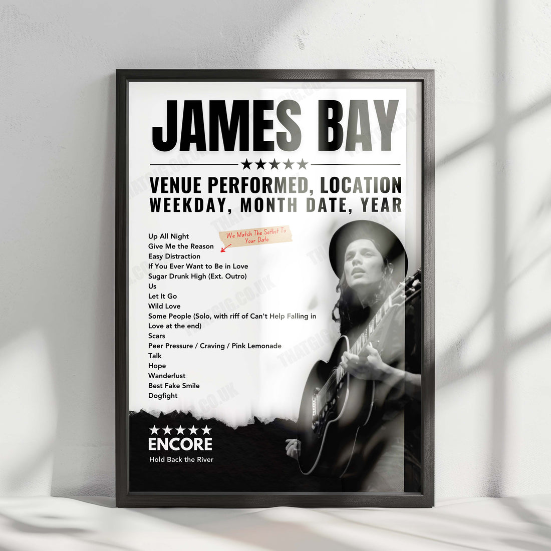 James Bay 2025 Tour: Concert Dates, Setlists & Exclusive Posters