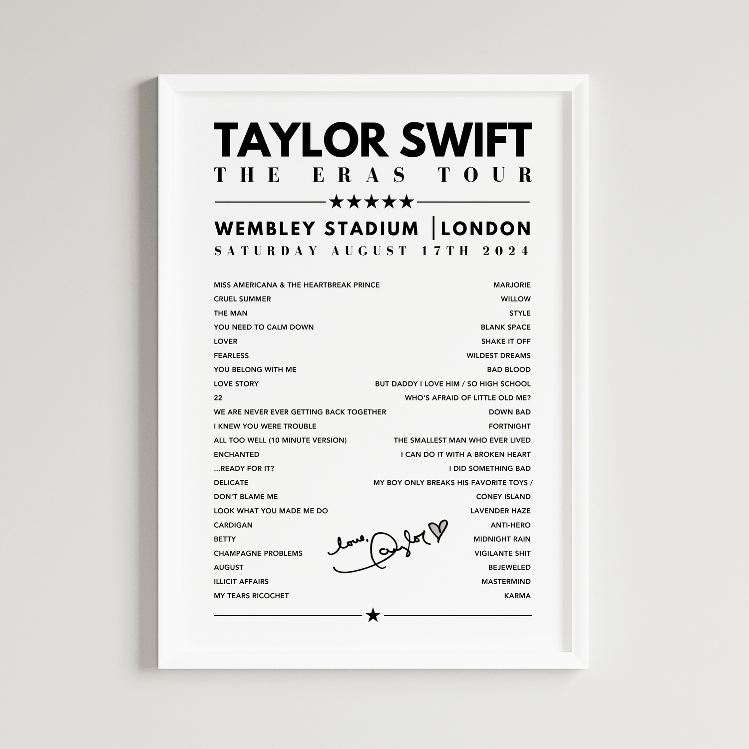 Taylor Swift Posters - That Gig