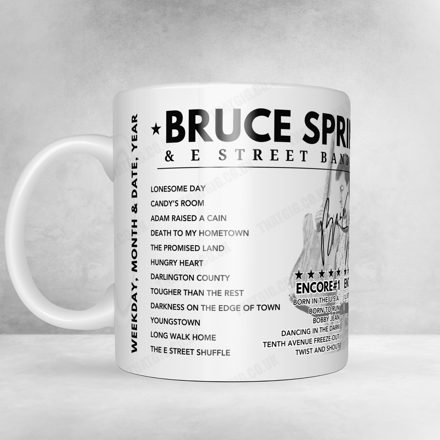 Bruce Springsteen Mugs - That Gig