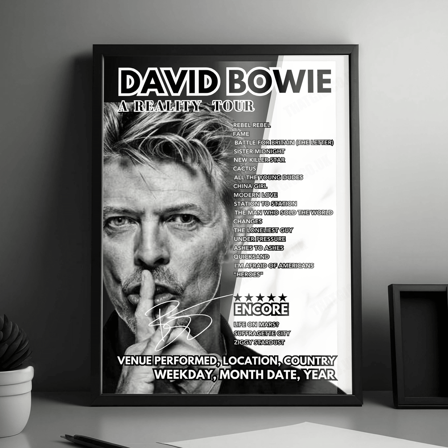 Setlists Posters